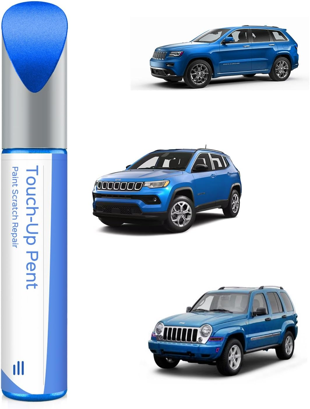 PW7/GW7 Bright White Touch up Paint Compatible with Jeep Exact Match Chips and Nicks Touch Up