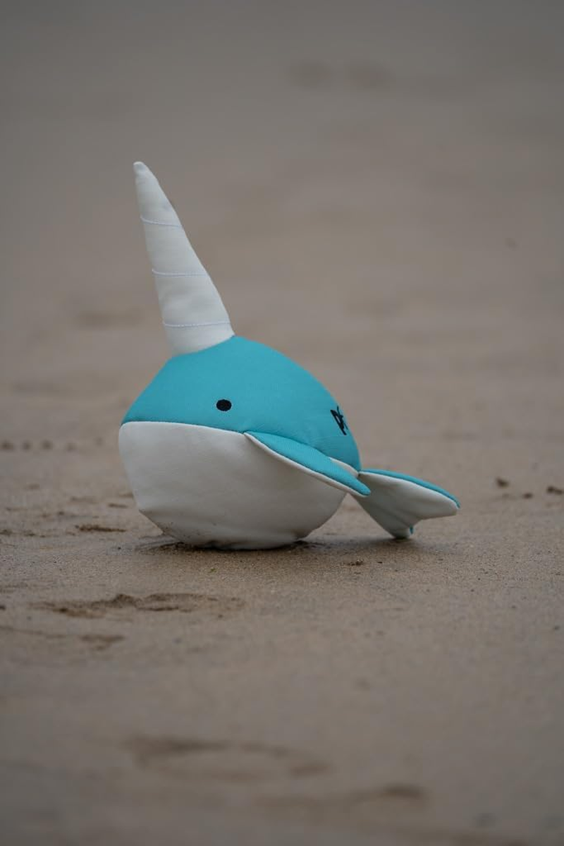 Petface Planet Ocean Cycle Niya Narwhal Plush Dog Toy (Pack of 1) image number 3