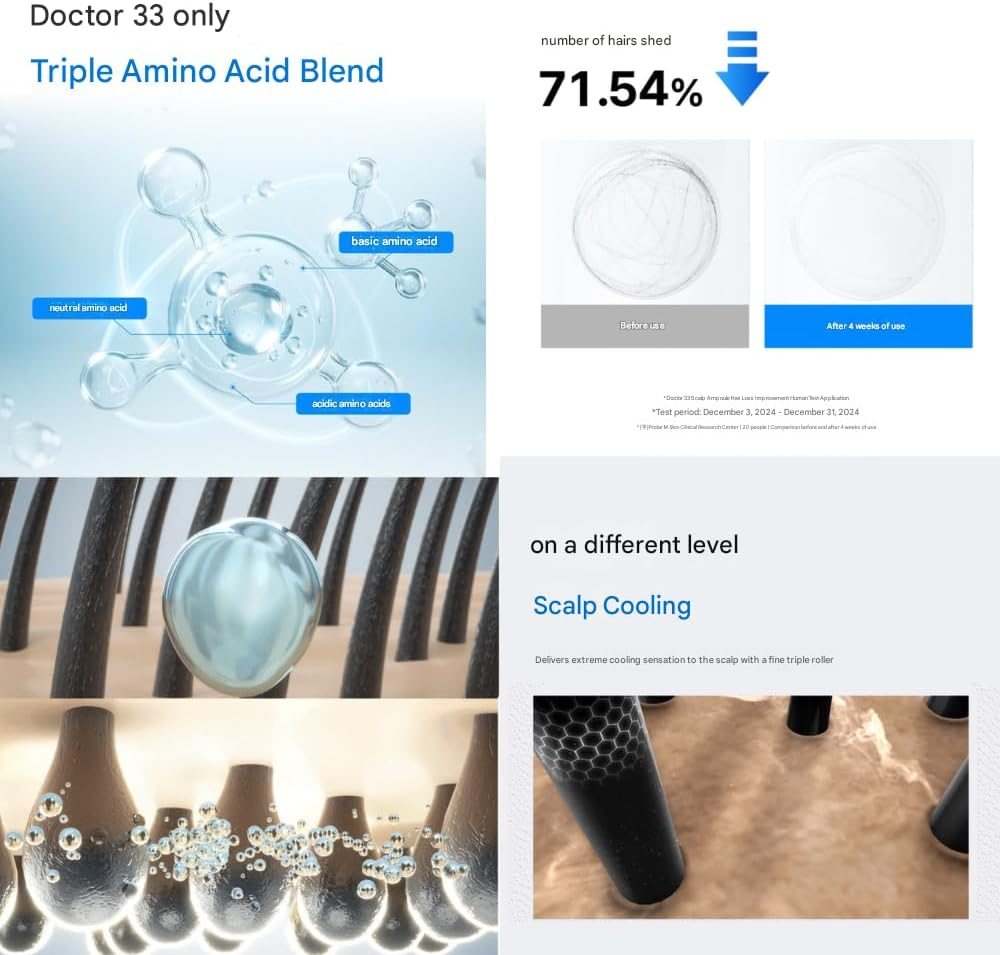 Hair Ampoule 20Ml + Deep Shot Bubble Foam 100Ml (Made in Korea) for Seapuri image number 5