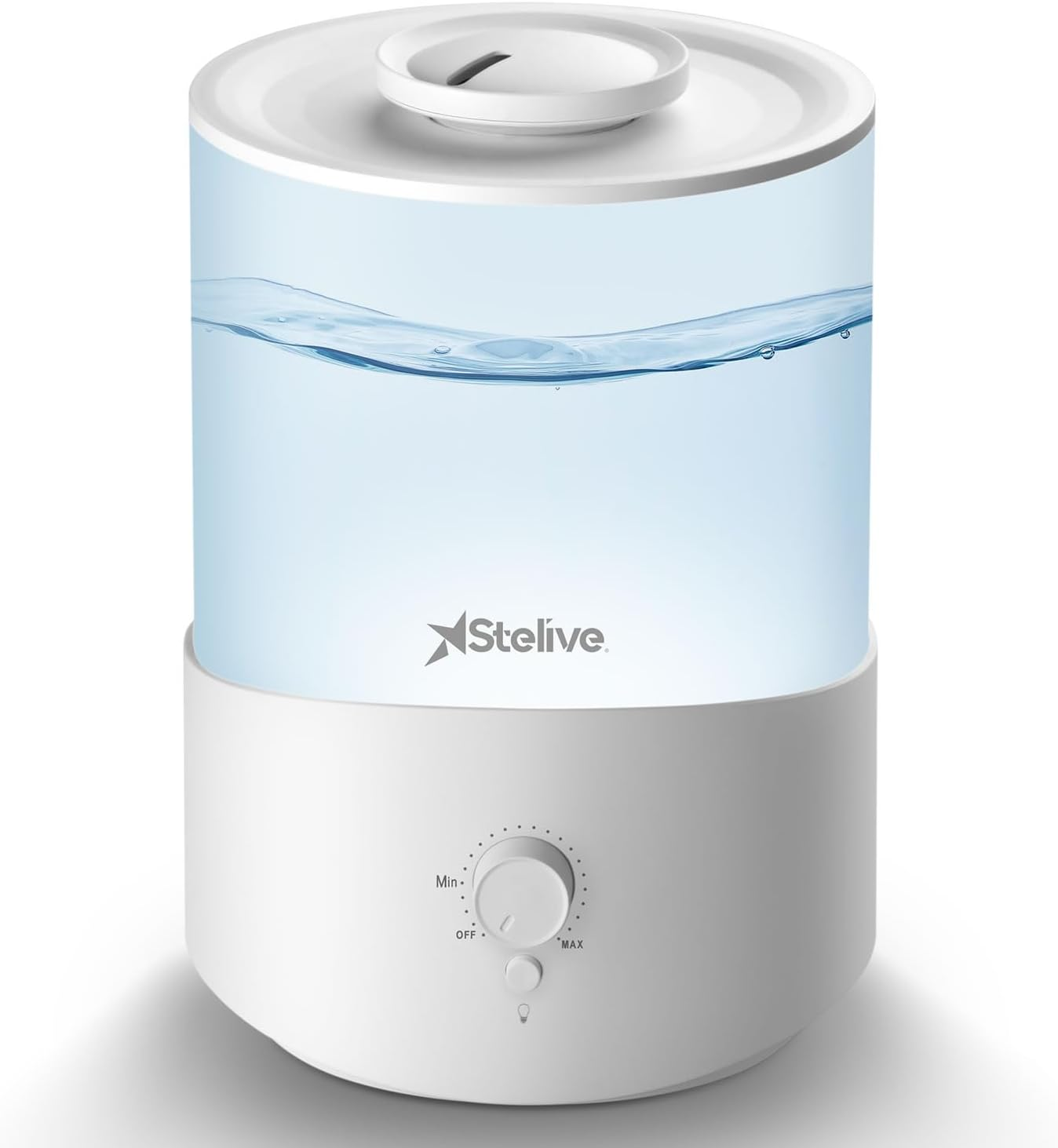 Stelive 2.5L Air Humidifier for Bedroom Baby Room, Cool Mist Humidifiers with 7 Color LED Light, 360&deg; Nozzle, Top Fill, Quiet Sleep Mode, Auto Shut Off, Humidifier, Oil Diffuser & Night Light 3 in 1 image number 5