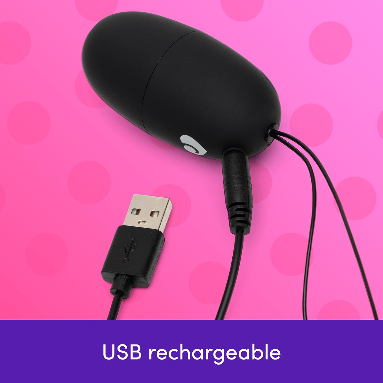 Lovehoney Secret Agent Remote Control Vibrator for G-Spot - Vibrating Love Egg Sex Toy for Women and Couples - 10 Vibration Modes - Rechargeable Wearable Adult Sex Toy for Couples - Black