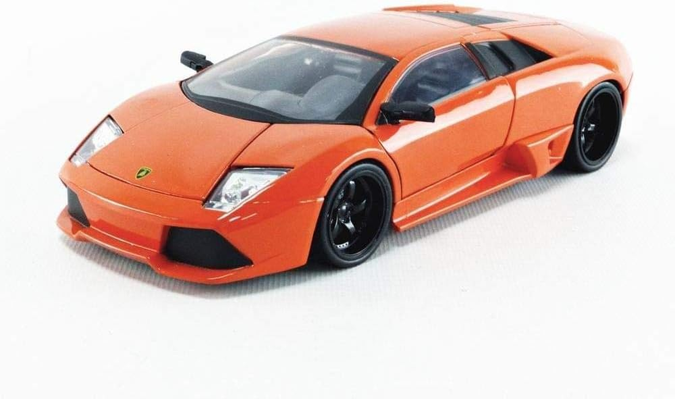 Jada Fast and Furious Lamborghini Murcielago P640 1:24 Scale Hollywood Ride Diecast Vehicle Toy, Multicolor image number 3