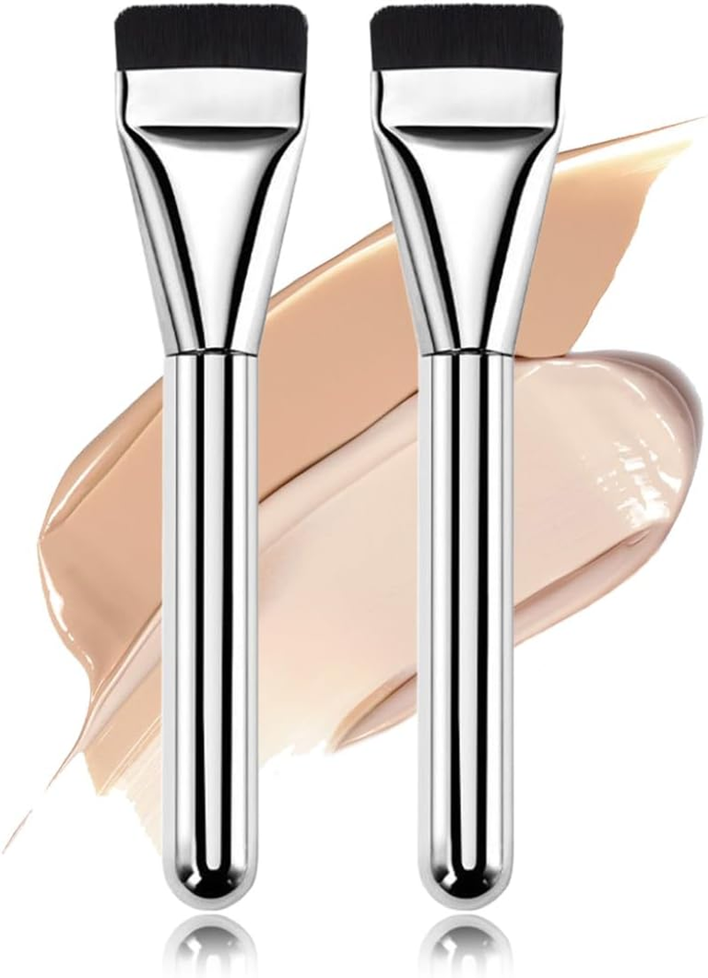 GGUFAY 2 Pieces Foundation Brushes Makeup Concealer Brush Women Liquid Foundation Powder Brush Makeup Brush Women Girls Beauty Gift image number 6