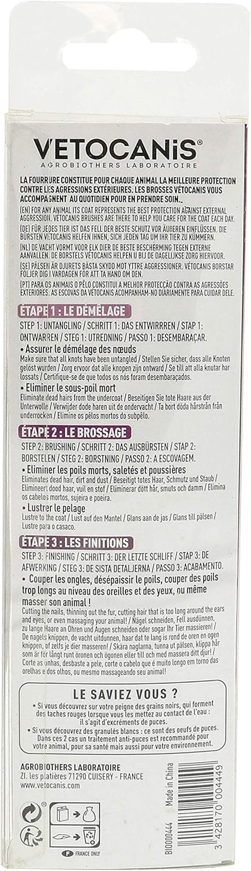 V&eacute;tocanis Cat Flea Comb image number 2