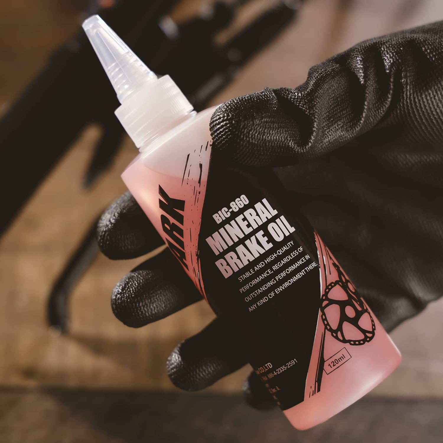 Cyclingdeal Bike Bicycle Hydraulic Disc Brake Mineral Oil Fluid - 120Ml image number 1