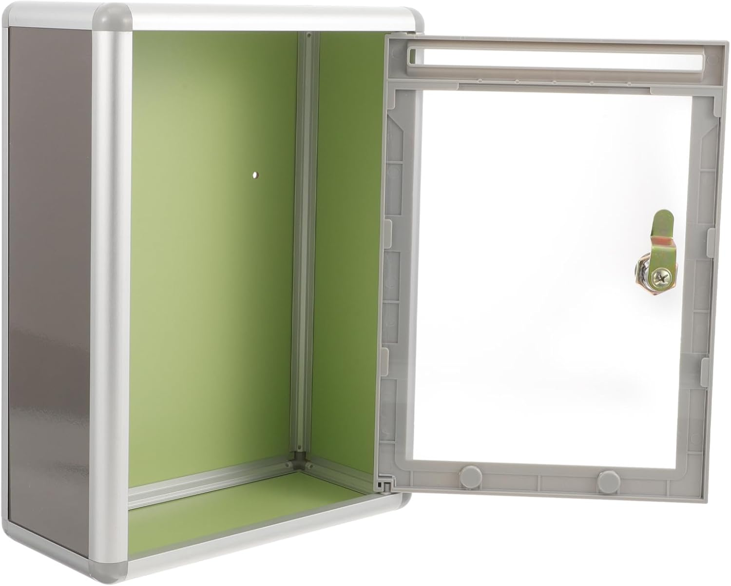 Alipis Transparent Mailbox Wall Mounted Clear Acrylic Letter Box Suggestion Complaint Case Small Size for Office Home 11.22X8.46X4.02In image number 1