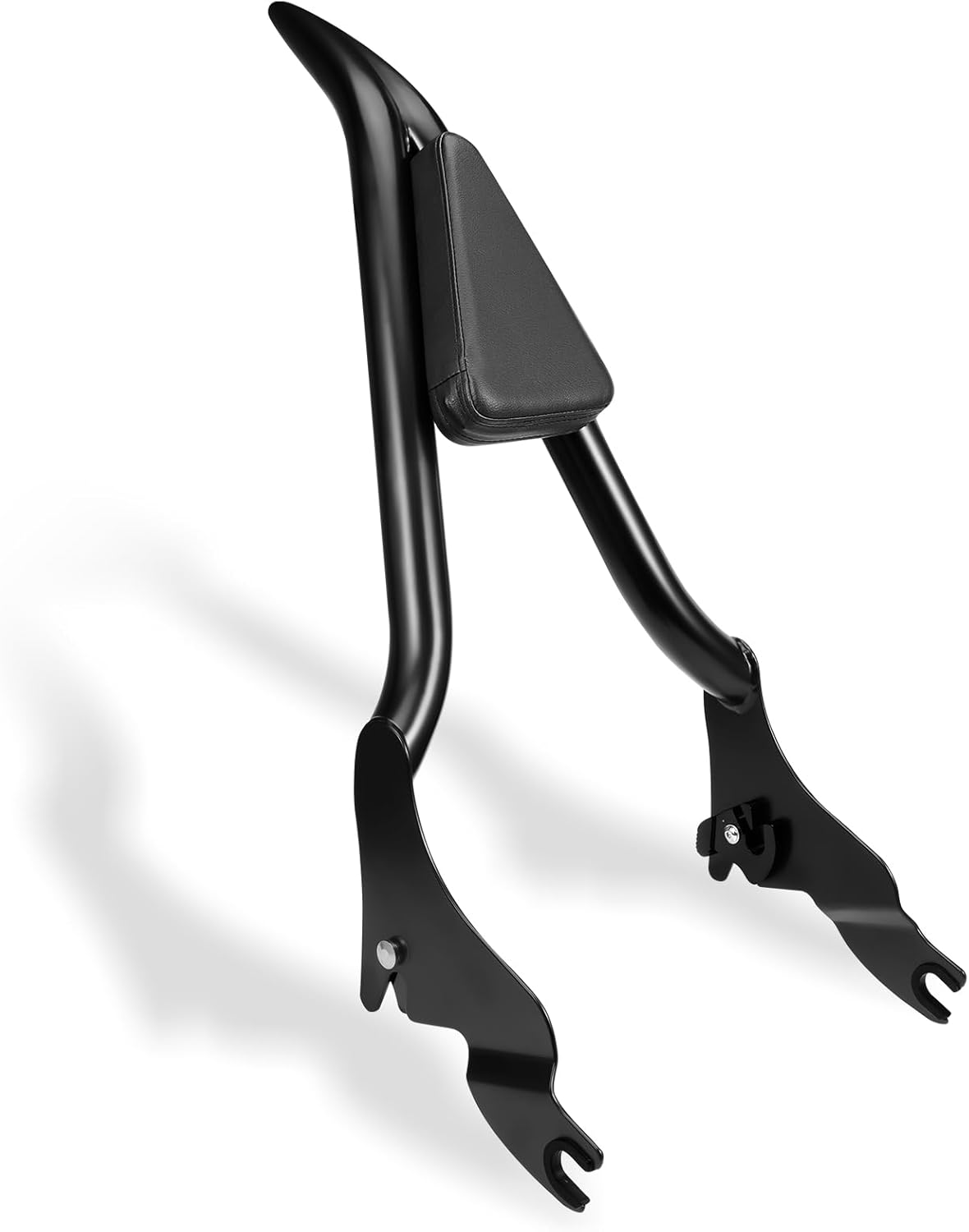 26" Motorcycle Sissy Bar for Harley, Integrated Passenger Backrest Compatible for Harley Davidson Touring CVO Street Glide Road Glide Electra Glide Road King FLHR FLHX FLHT FLTR 2009-2024 image number 2