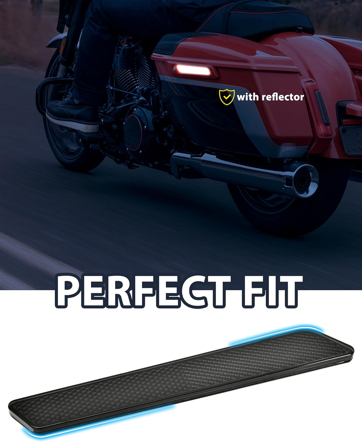 Smoked Saddlebag Saddle Bag Hinge Latch Covers for Harley CVO Road Street Glide 2023-2025 FLHX FLTRX FLTRXSTSE 2024-2025 Accessories image number 1