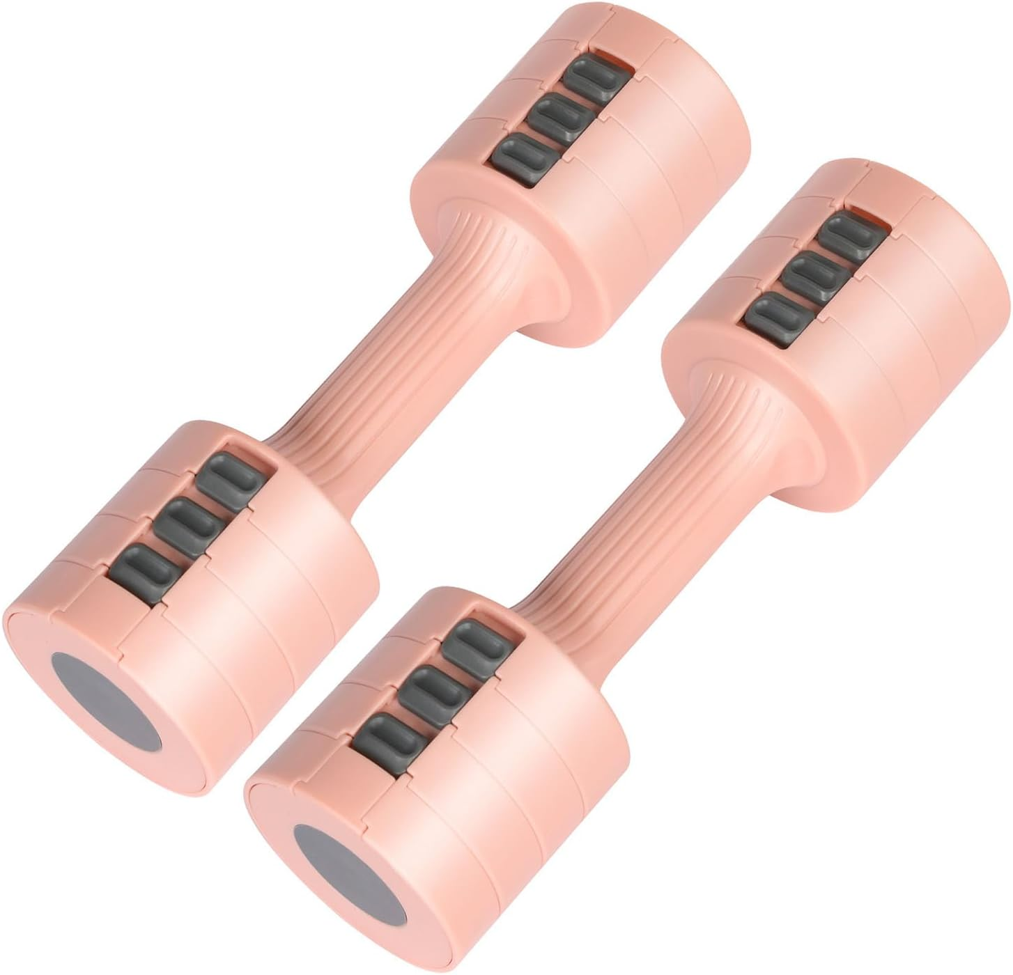 Centra Adjustable Dumbbells Set of 2, 2-10KG Hand Weights Set for Women/Men with Anti-Slip Handle for Full-Body Exercise Workout, Fast Adjustable Dumbbell Weights Pair for Home Gym Strength Training