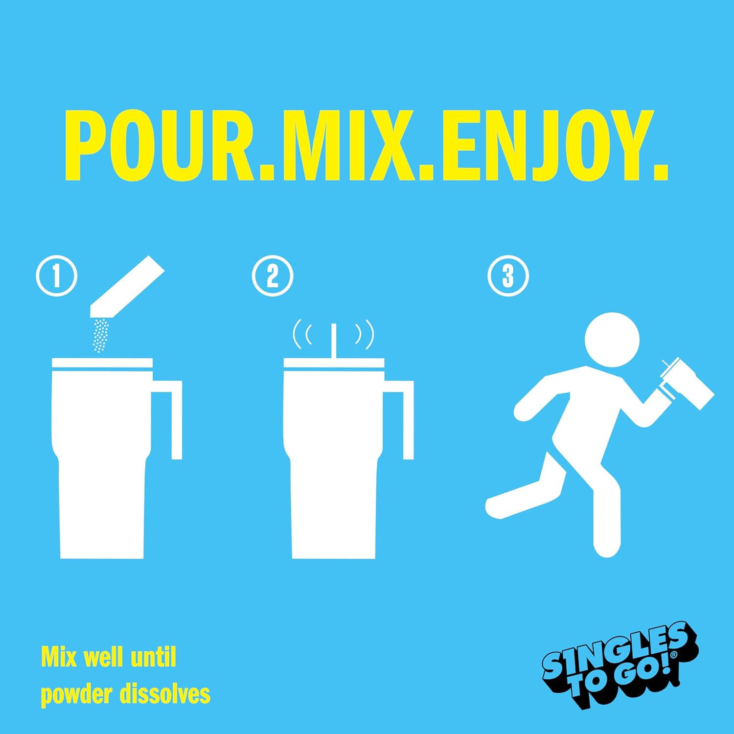 Skittles Singles to Go Tropical Flavors Variety Pack, Powdered Drink Mix, Includes 4 Flavors, Strawberry Starfruit, Mango Tangelo, Kiwi Lime, Pineapple Passionfruit, 40 Count image number 4