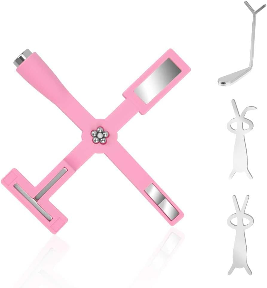 5 in 1 Cat Eye Shape Nail Art Adhesive Magnet, Includes 1 Heart Magnet for Cat Eye Gel Polish, 2 Rabbit Magnets for Cat Eye Gel Polish, for Home and Professional Use image number 5