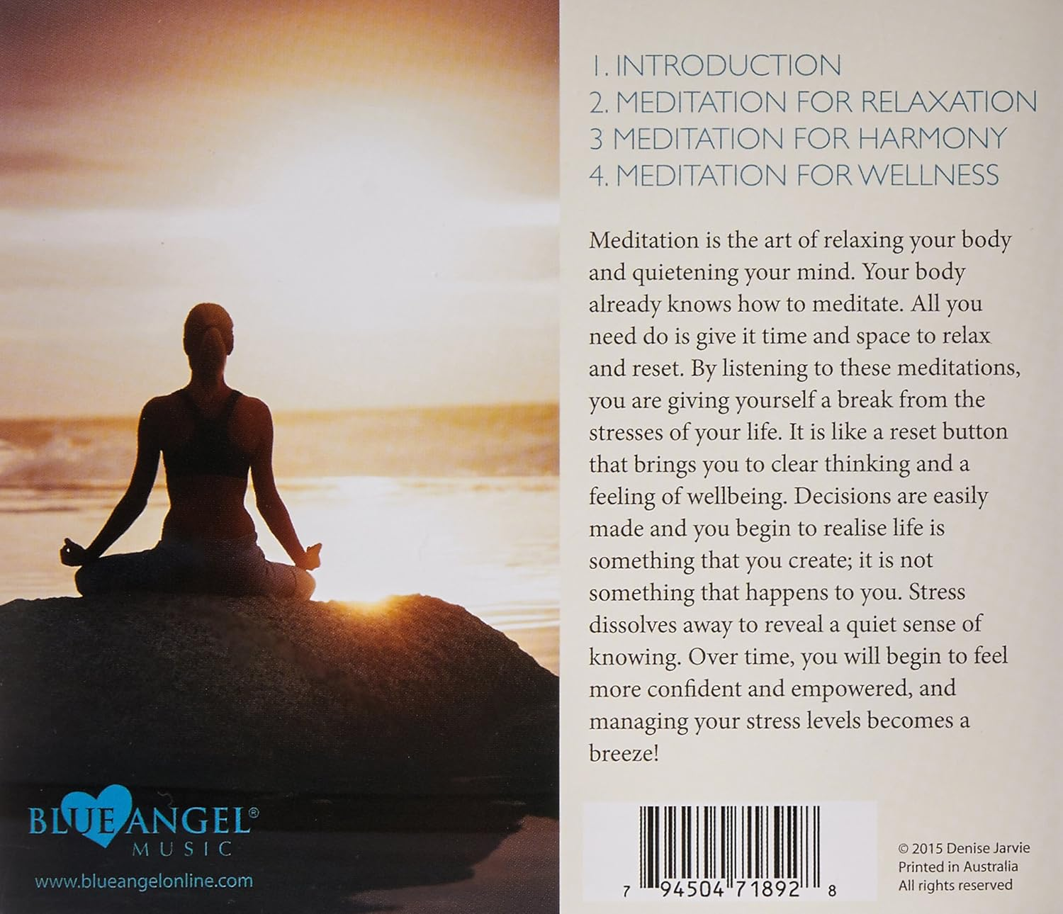 Dissolving Stress: Meditations for Relaxation, Harmony & Wellbeing