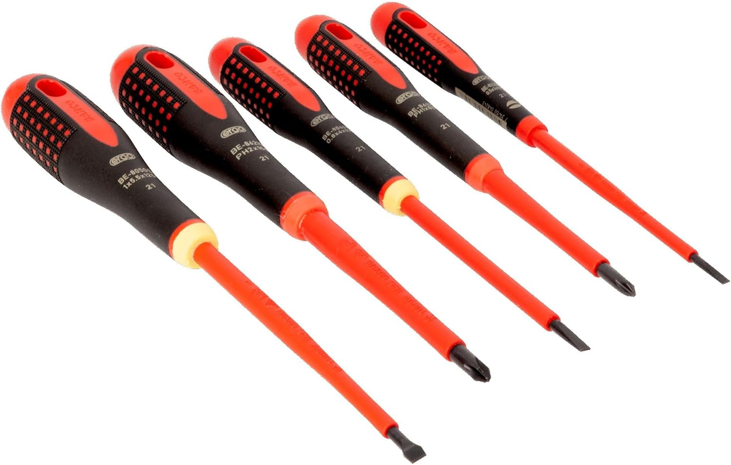 BAHCO BE-8220S 1000 Volt 9 Inch Ergo Slotted Screwdriver image number 3