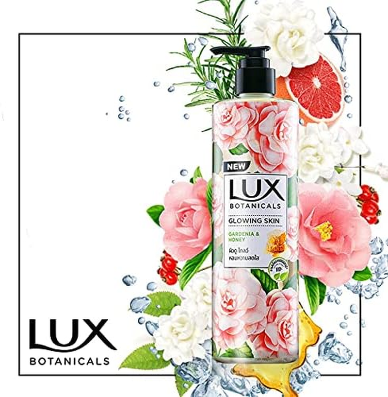 Lux Botanical Glowing Skin Gardenia & Honey Body Wash 450Ml image number 5