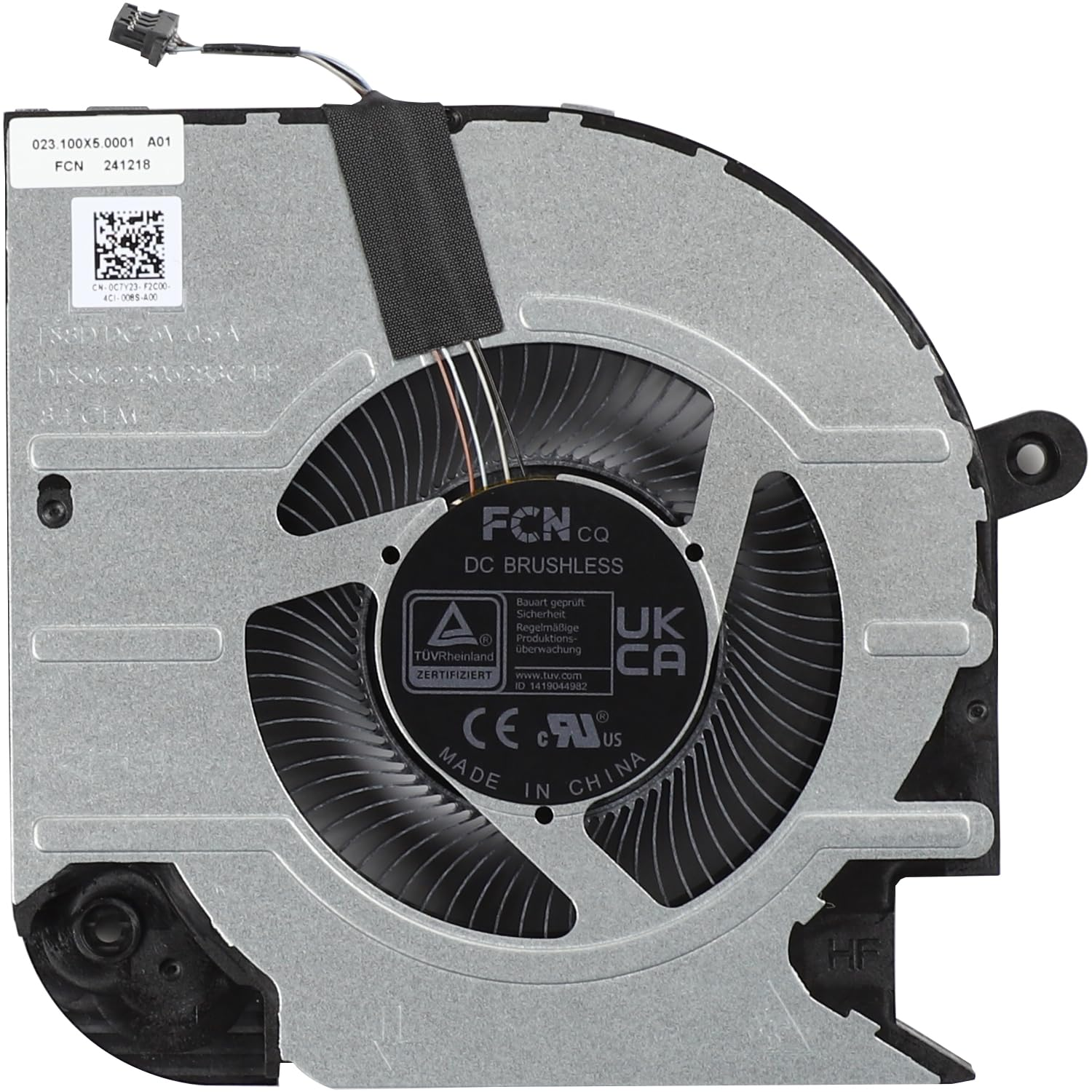 New CPU+GPU Cooling Fan Replacement for Dell Inspiron 16 plus 7620 RTX3060 Series Laptop 0C7Y23 FS8D DFS5K22305283C 0D9PK2 FS8F DFS5K22115371C image number 3