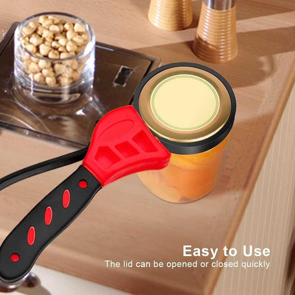 WADY 2PCS Rubber Strap Wrench, Oil Filter Wrench & Jar Opener for Plumbing, Tight Spaces (6-8 Inches), Reinforced Belt Pipe Wrench for Mechanics, Plumbers, DIY Home Repair (Red) image number 5