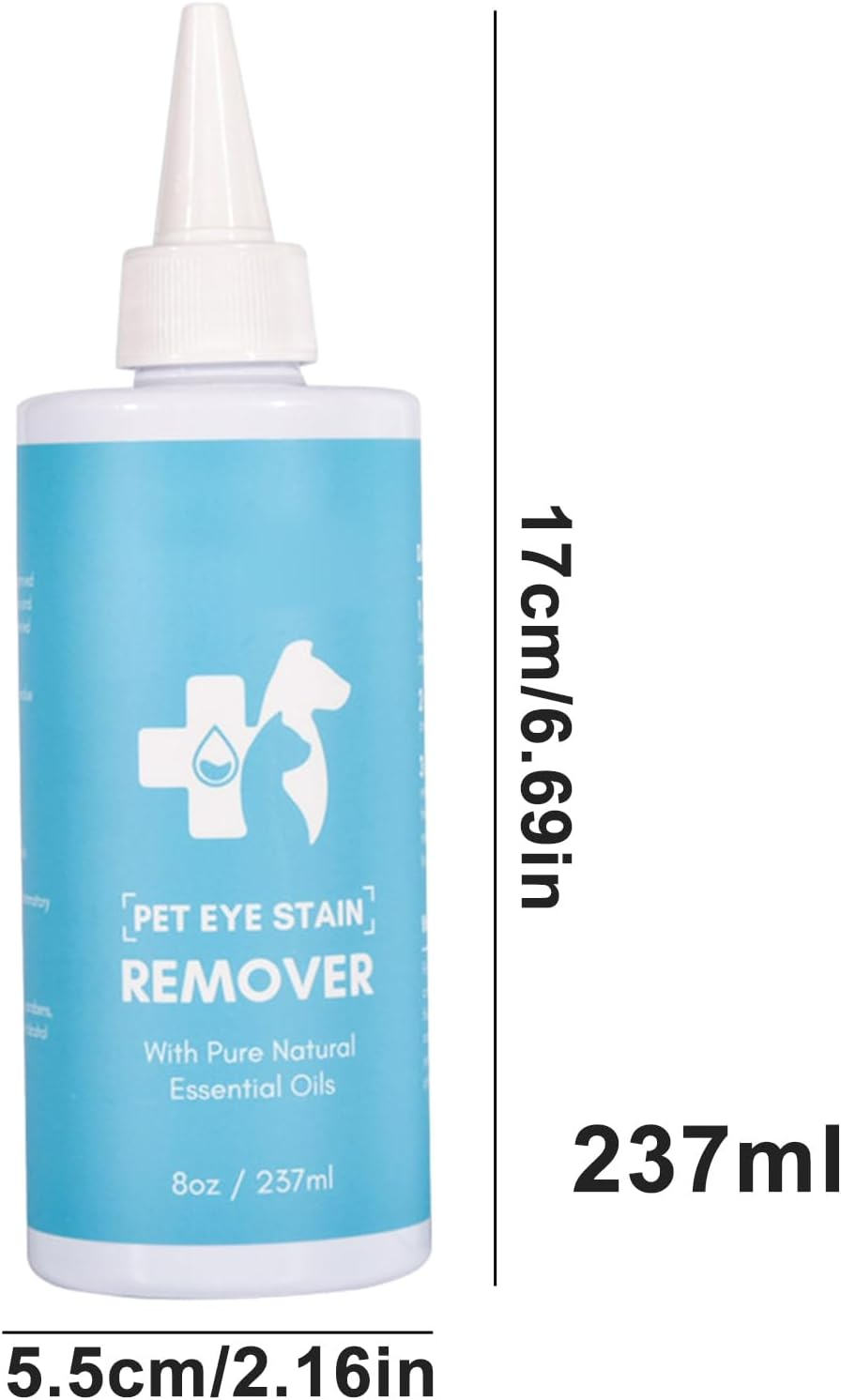 Tear Stain Remover for Dogs - Kitten Eye Face Cleaner - 8Oz Mild Soothing Eye Rinse Cleaner & Daily Tear Stain Remover Wash for Small Animals Hamil image number 5