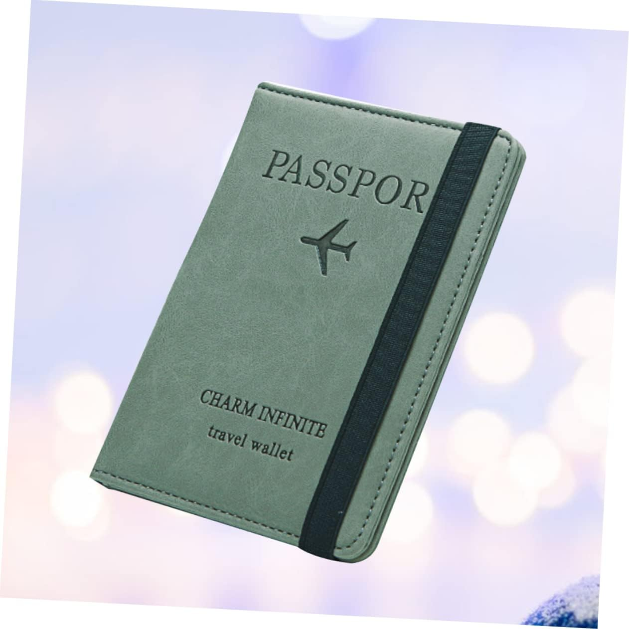 TINEASUR Leather Passport Case RFID Wallet for Women Multifunctional Id Bag Pockets for Passport Perfect for Business Travel Present image number 1