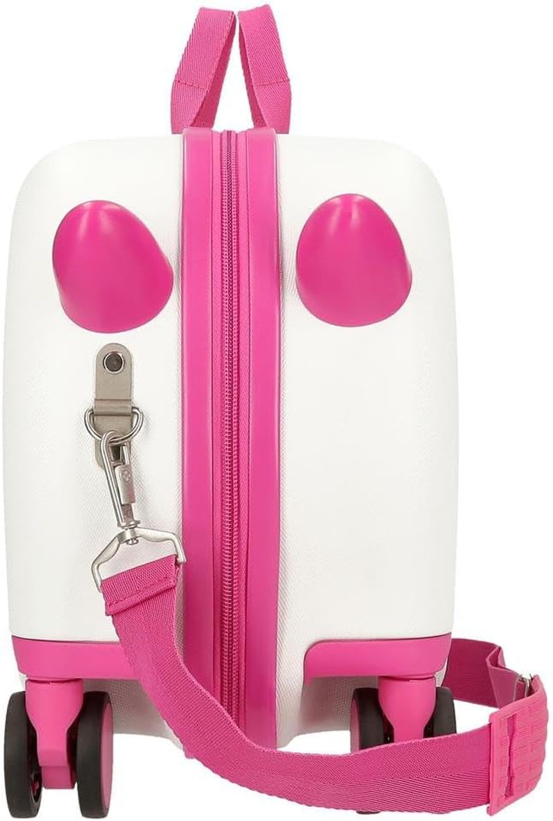 Roll Road Everything Is Ok Children'S Suitcase White 45 X 31 X 20 Cm Hard ABS 24.6L 1.8 Kg 4 Wheels Hand Luggage, White, Children'S Suitcase, White, Children'S Suitcase image number 1