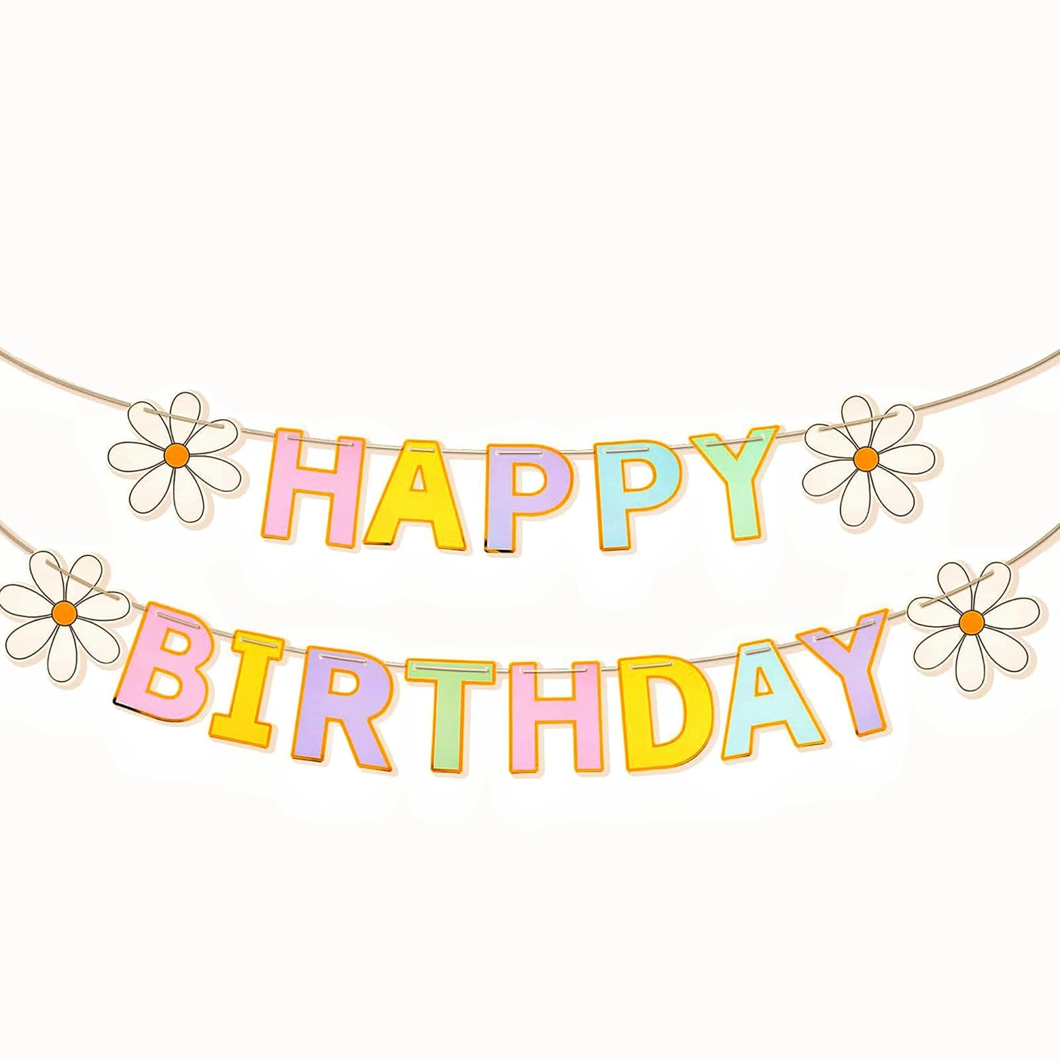 Happy 100 Days Banner Celebration 100 Day of School Banner Happy 100 Birthday Days Decor Wedding Celebration Party 100 Days Theme Party Decoration Colorful Letters Banner for Baby (Macaron 100 Day)