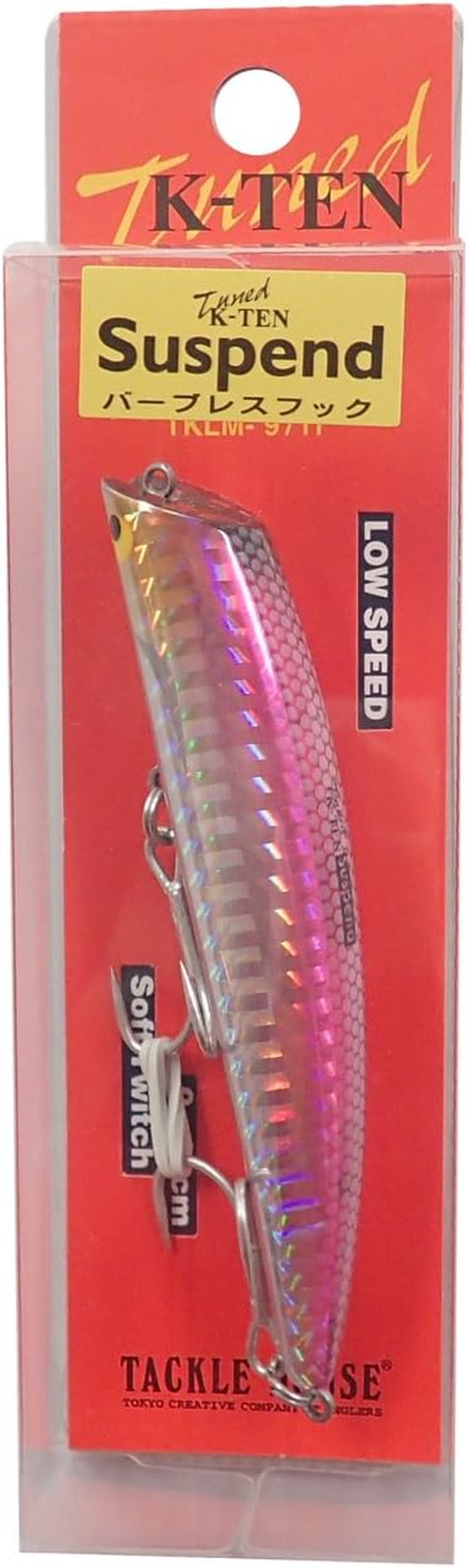 Tacklehouse Minnow Tuned K-Ten TKLM Ripless Minnow SP 3.5 Inches (90 Mm) 0.45 Oz (12.5 G) Suspended TKLM90SP Lure - Pearl Chart 103 image number 2