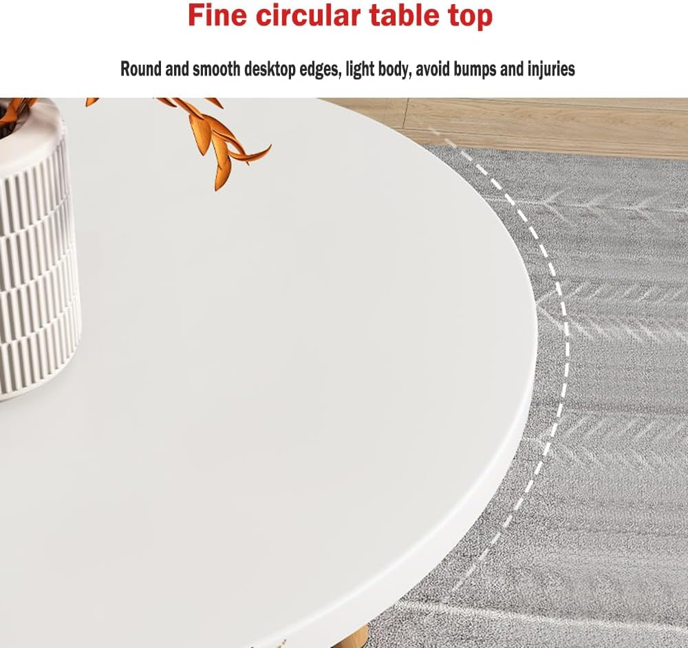 Fohouse Nesting Coffee Table Set of 2, Nesting Tables Set Coffee Tables End Tables Living Room Stacking Side Wooden Tables, Bedroom Apartment Modern Industrial Simple Nightstand (B) image number 3