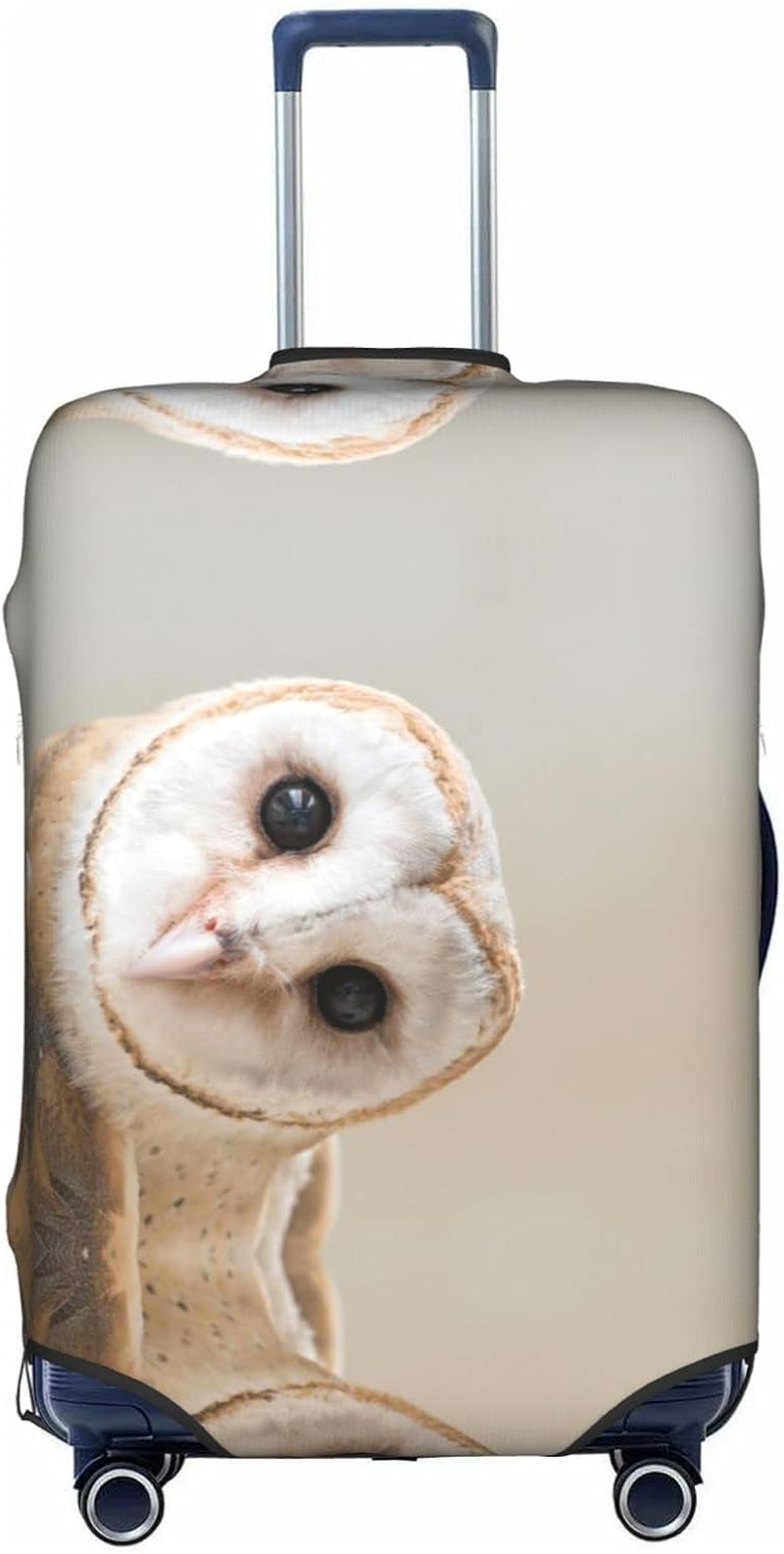 Obabo Butterfly Purple Travel Luggage Cover,Washable Suitcase Cover Protector Anti-Scratch Suitcase Cover Fits 18-32 In, Funny Owl, M image number 5