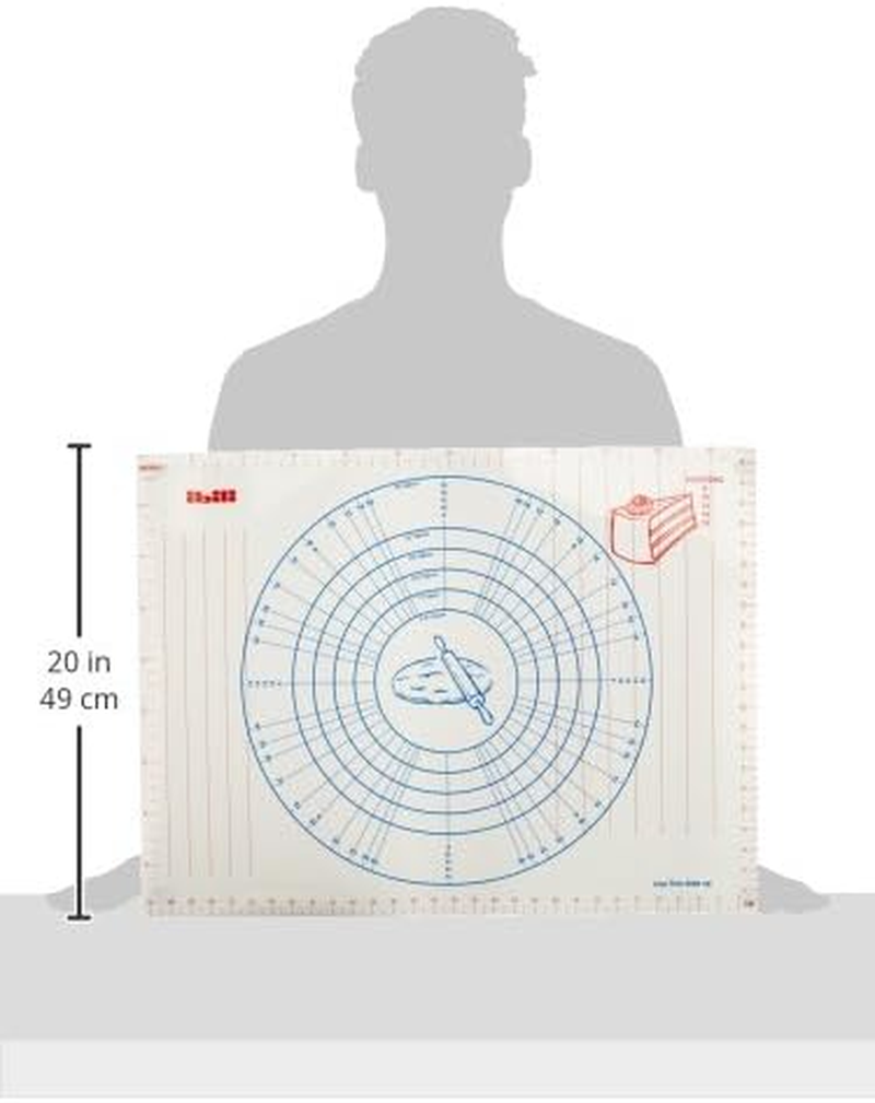 Ibili Pastry Mat with Measurements, White, 61 X 45.5 X 30 Cm image number 1