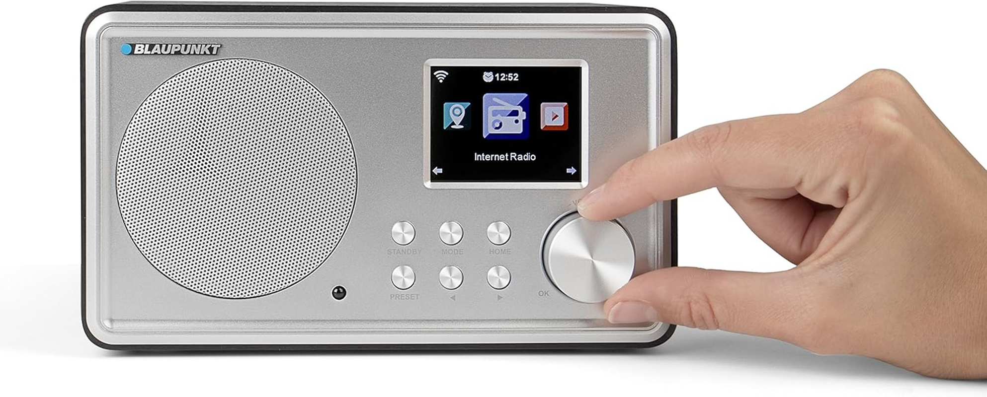 Blaupunkt IR 20 Internet Radio, Digital Radio, Colour Display, Aux In, Alarm Clock, Black image number 5