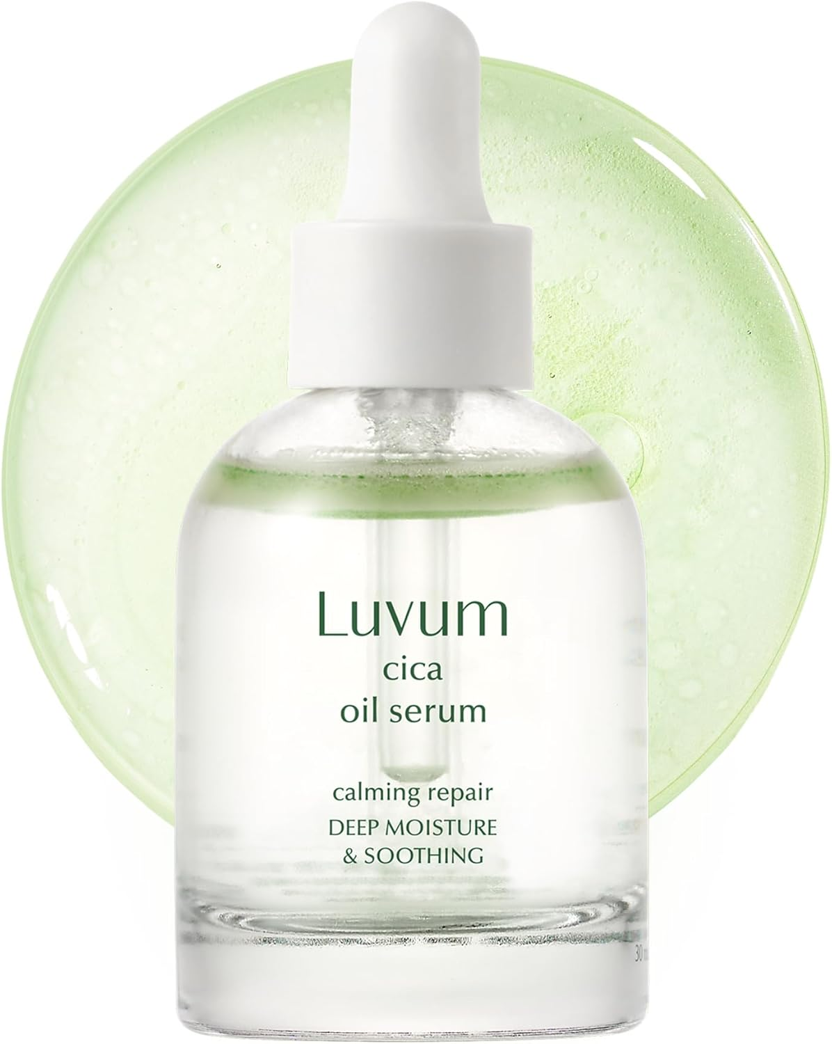 Luvum Calming Repair Cica Oil Serum, Centella Essence, 40% Moisture Oil, 1.01 Fl. Oz image number 2