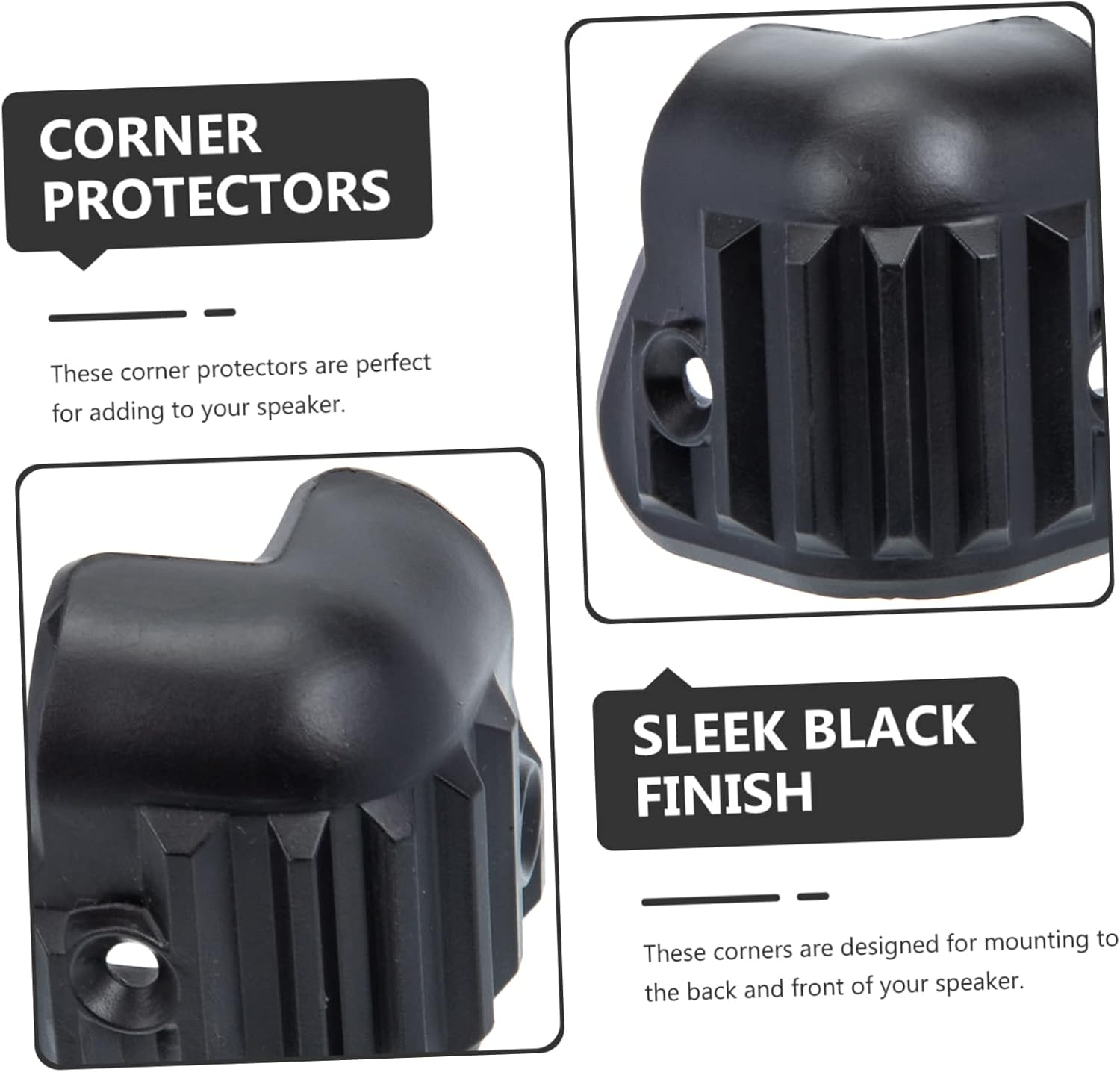 COHEALI 16Pcs Box Speaker Angle Plastic Furniture Protectors Amplifier Speaker Corner Protector Practical Corner Protector Protection Corners Speakers Cupboard Clothing, 374P549T09N image number 1