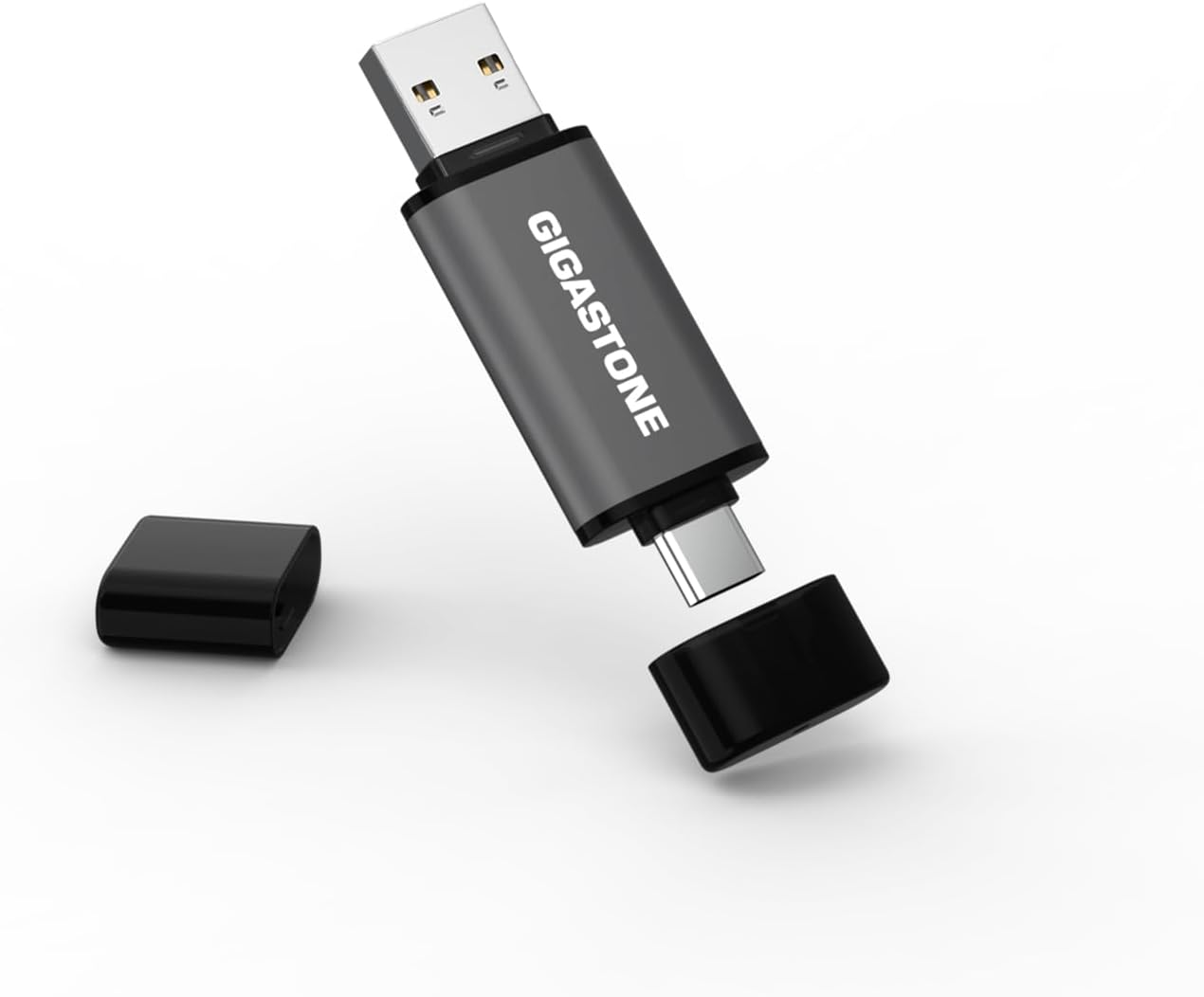 GIGASTONE Z40 128GB 2-In-1 Dual OTG Flash Drive USB 3.2 Gen 1, USB-A & USB-C, Reliable Performance, Durable, Data Storage, File Sharing, Backup, Boot Drive, USB2.0/USB3.0/USB3.1 Interface Compatible