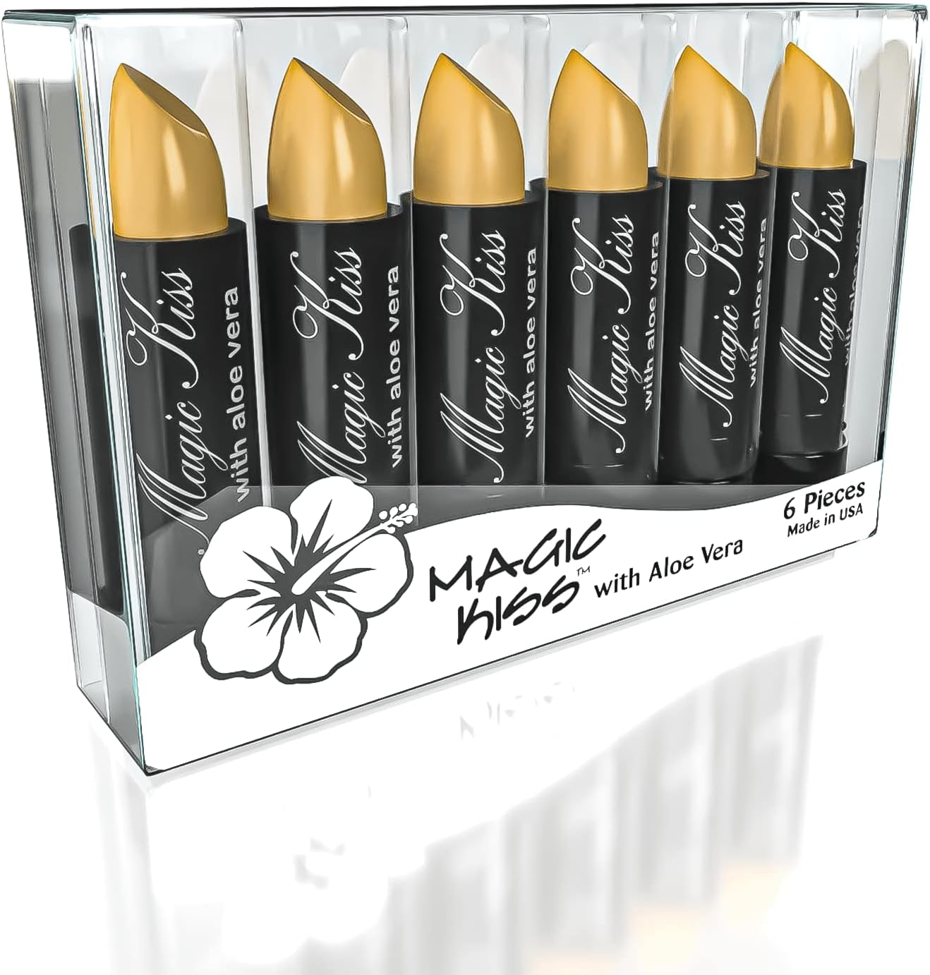 Magic Kiss Lipstick Set Aloe Vera Color Changing Green