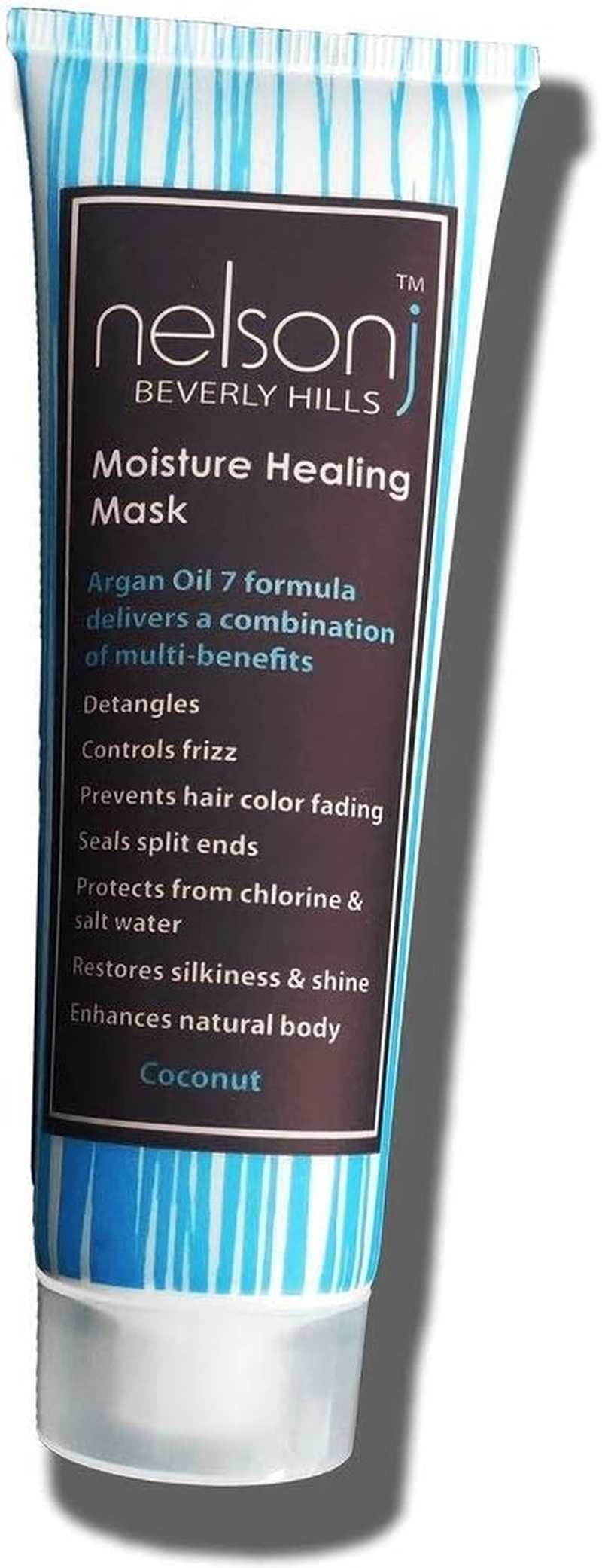 Nelson J Beverly Hills Argan Oil 7 Moisture Healing Mask - Scent: Coconut 3.4 Oz (Coconut) image number 1