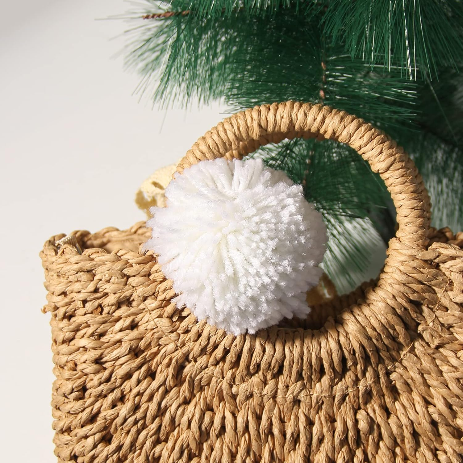 Pack of 12 Yarn Pom Poms for Hats 8CM-3INCH Party Supplies Handmade Art and Craft Decorative Accessories (Black) image number 5