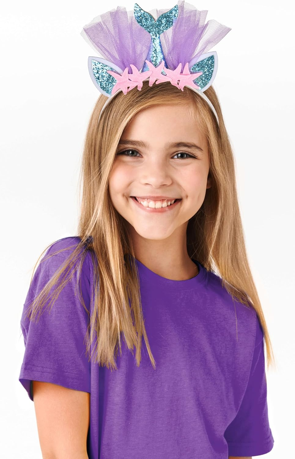 Balinco Mermaid Costume Accessory, Mermaid Fancy Dress Girls, Women, Children, Headband, Headband, Hair Accessories, Carnival Accessories image number 4