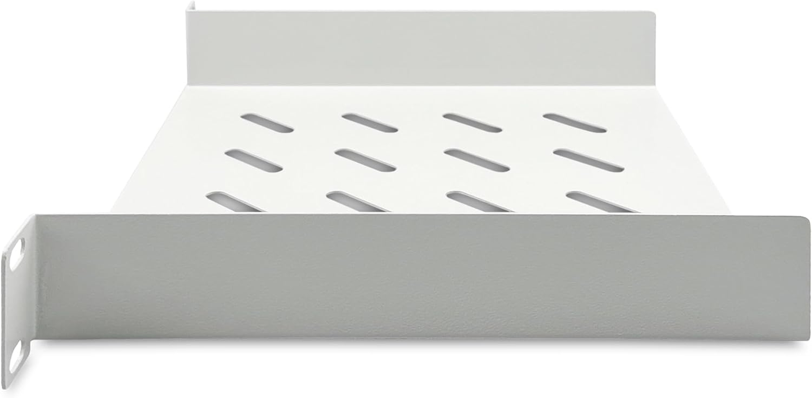 Digitus Shelf - 1U - 10" (254 Mm) - for Network Cabinet - 200 Mm Deep - Perforated Sheet Steel - Grey DN-10-TRAY-2 image number 3