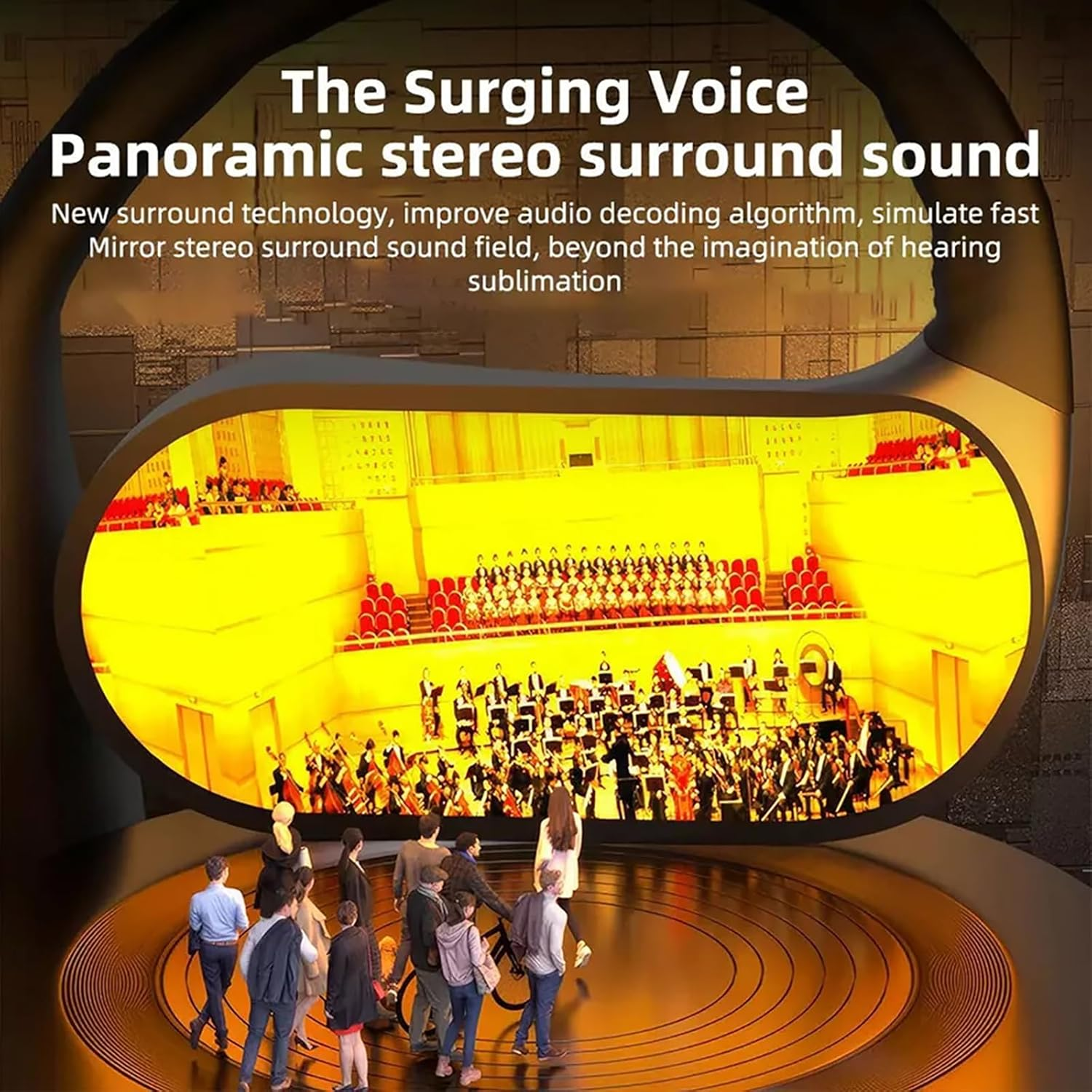 Auriculares Traductores De Idiomas, Ai Translator Earbuds, Real-Time Translation in 144 Languages, Bluetooth Translator Device for Business Meetings and Learning (Khaki) image number 4