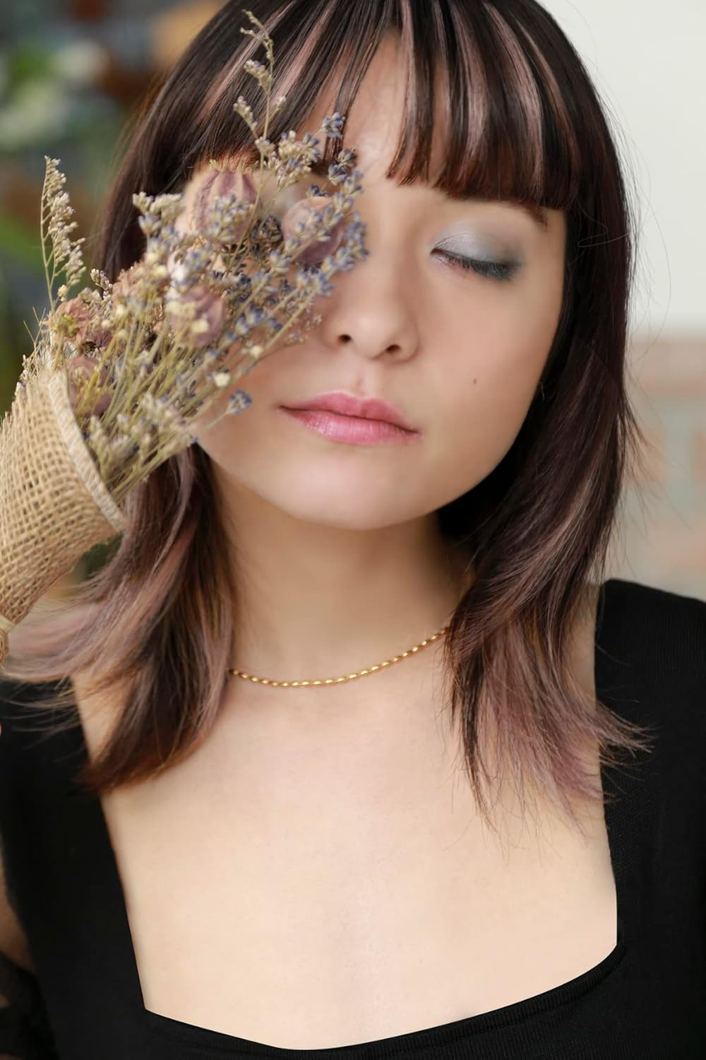 Priscilla IX-01-BK-CTGL Mecha Easy Inner Extension, Heat Resistant Black X Gray Lavender