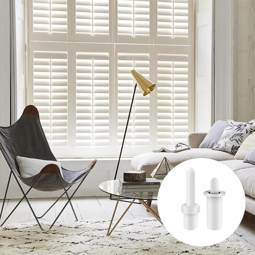 85 Pcs Shutter Repair Kit, Plantation Shutter Repair Tool Set,Shutter Fasteners,Repair Plantation Shutters Tool Kit with Shutter Repair Spring Pins,U-Shape Shutter Louvers Staples image number 5