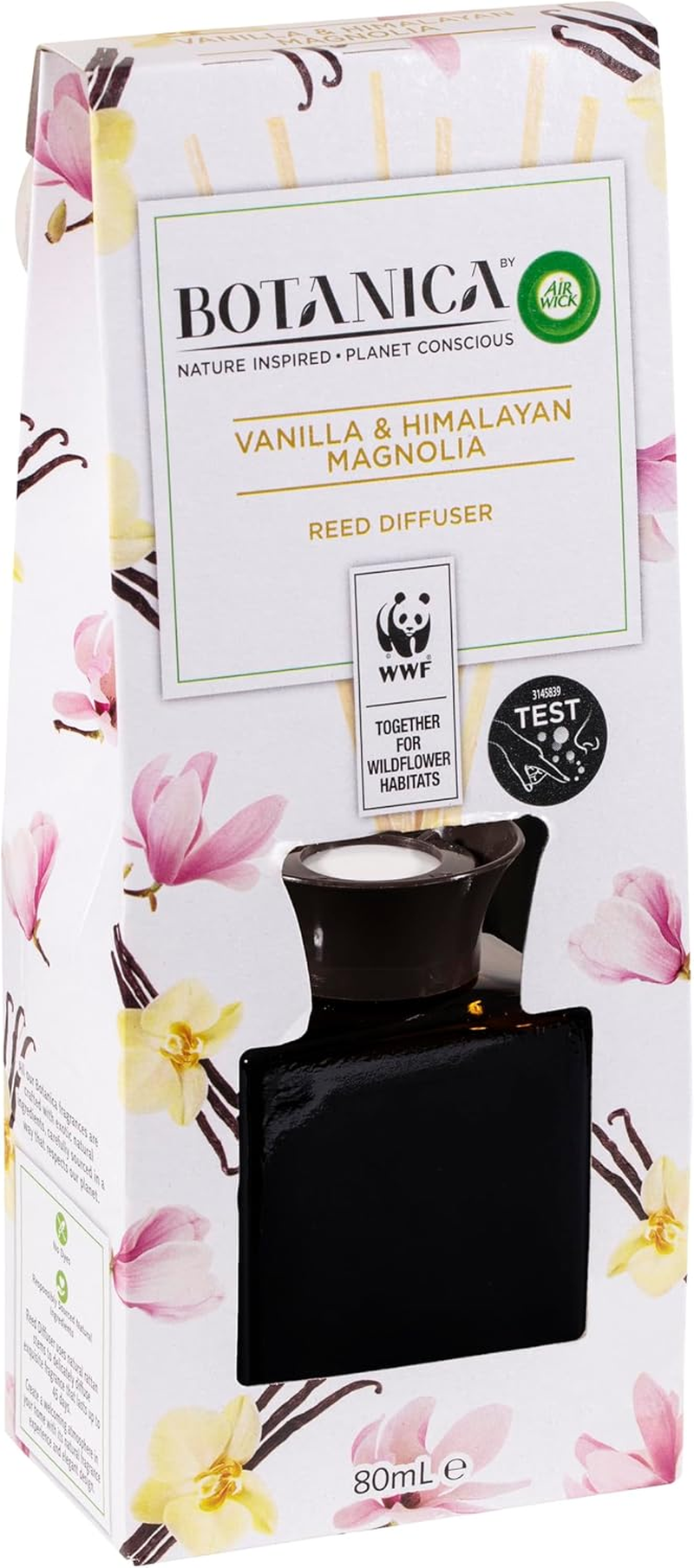 Air Wick Botanica Reed Diffuser, Vanilla and Himalayan Magnolia, 80Ml (Pack of 5) image number 5