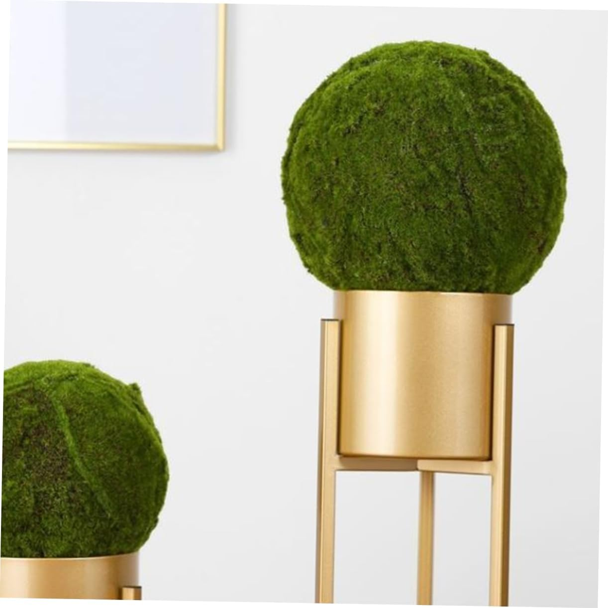 Artificial Balls Moss Ball Adornment for Wedding Home Office Small Garden Decor image number 5