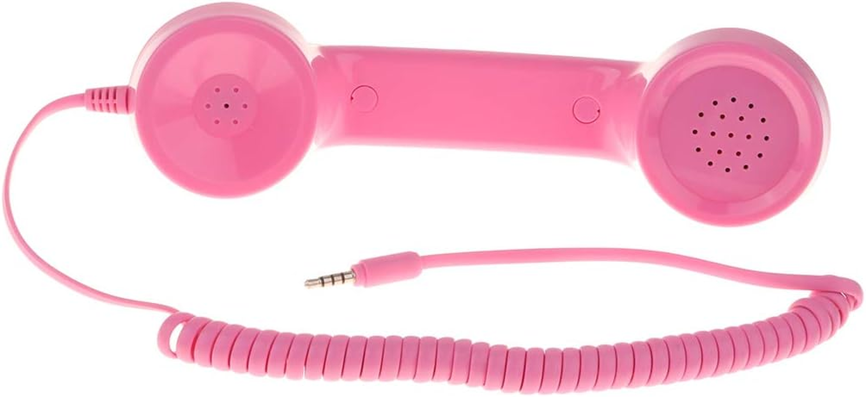 FITYLE 3.5Mm Retro Classic Telephone Cell Phone Handset Receiver for Iphone - Black