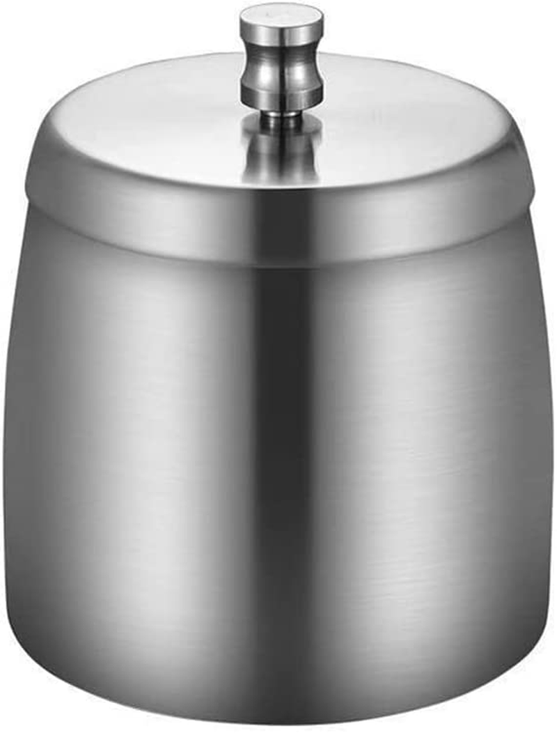 Large Stainless Steel Ashtray Smokeless, Odorless Thickened Windproof Ashtray with Lid, Portable Ashtray for Home Office Tabletop outside Patio Outdoor Balcony -Black image number 3