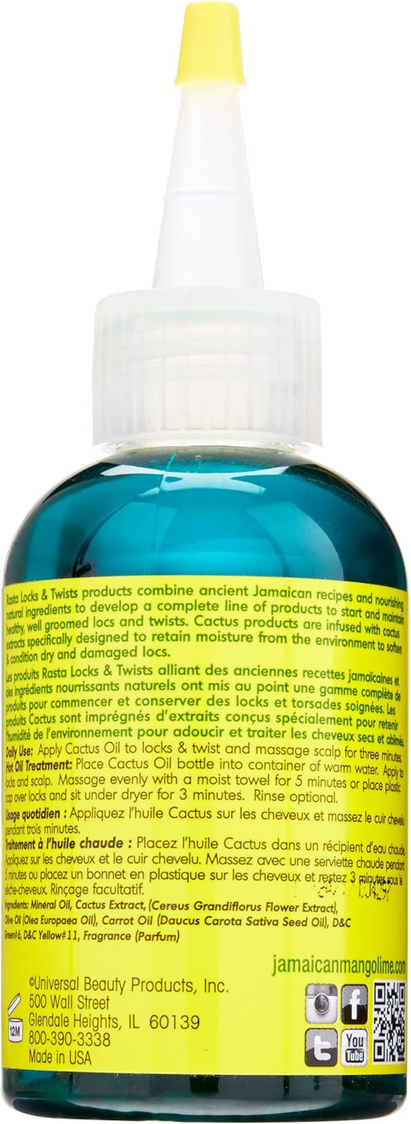 Jamaican Mango Cactus Oil, 4 Ounce image number 1
