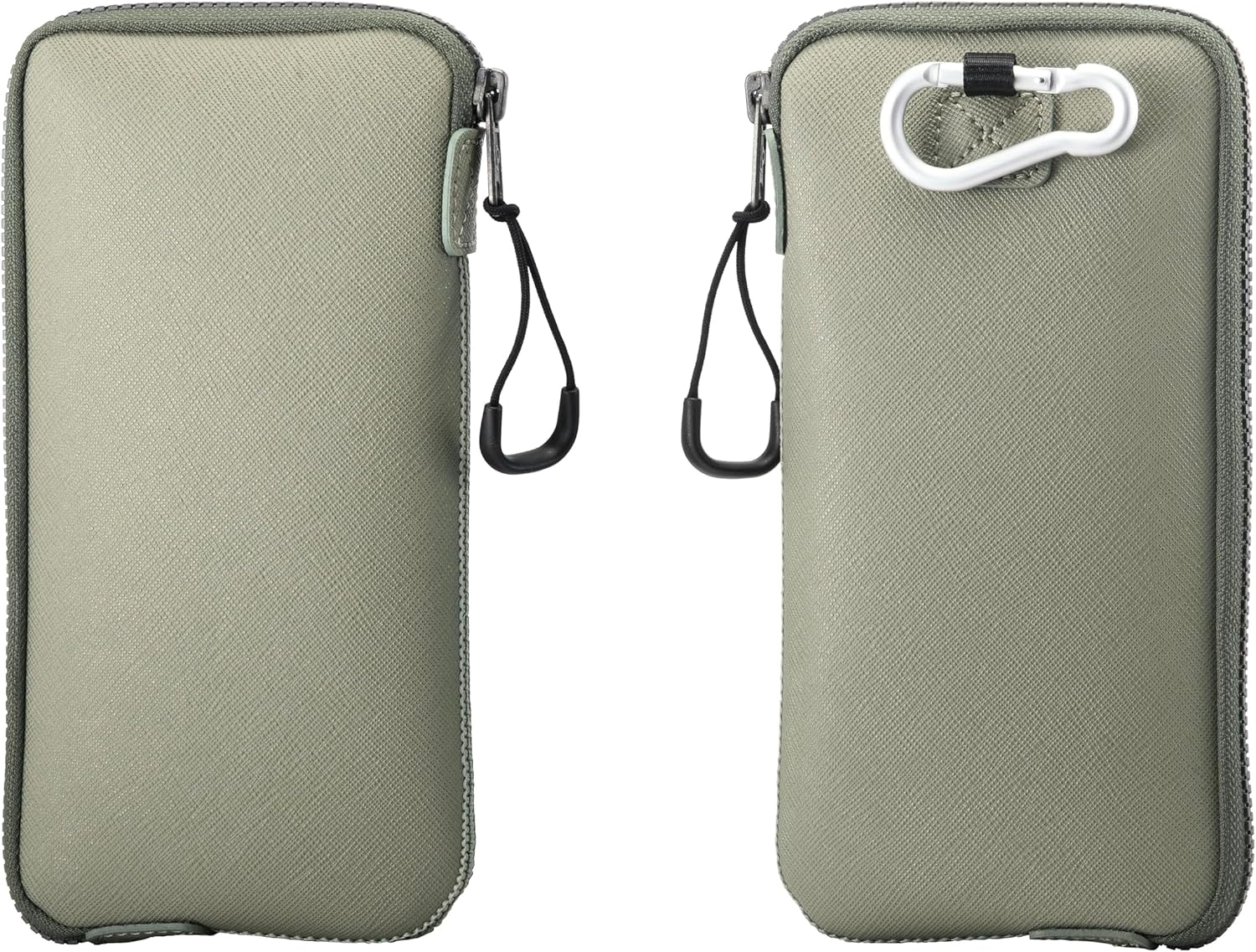 Onejoy Phone Sleeve Lightweight Cell Phone Pouch for Mobile Protection, Slim Fit and Durable, with Clip-On for Easy Carrying, Enough for 6.1" to 6.9" Phone [ Olive ] - Blue image number 5