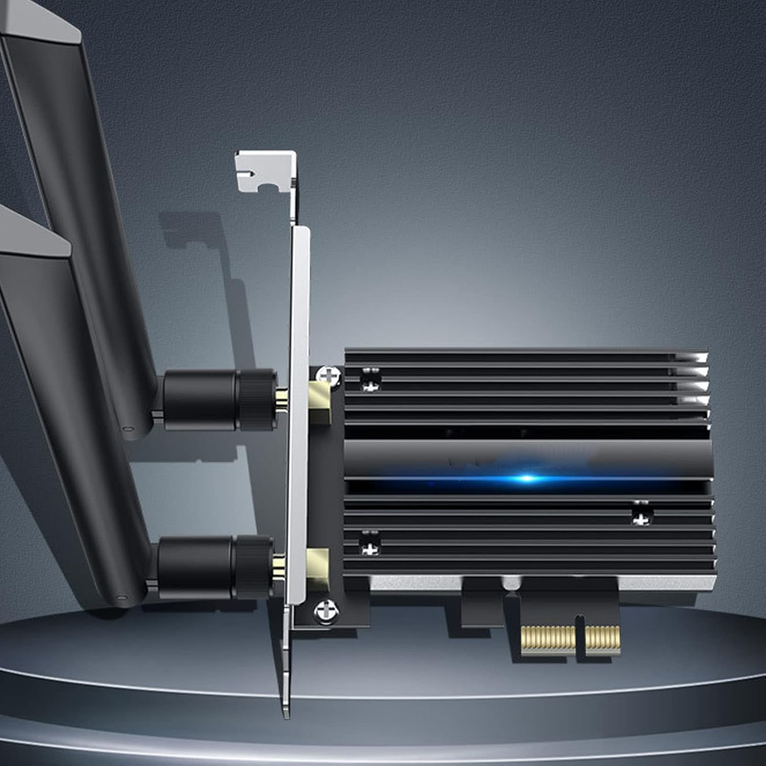 Wifi 6 Pcie Wifi Card for Desktop PC AX210 PRO, Tri Band Wireless Adapter with Bluetooth 5.2, WPA3, IEEE802.11AX Dual Band Wireless Internal Network Card image number 6