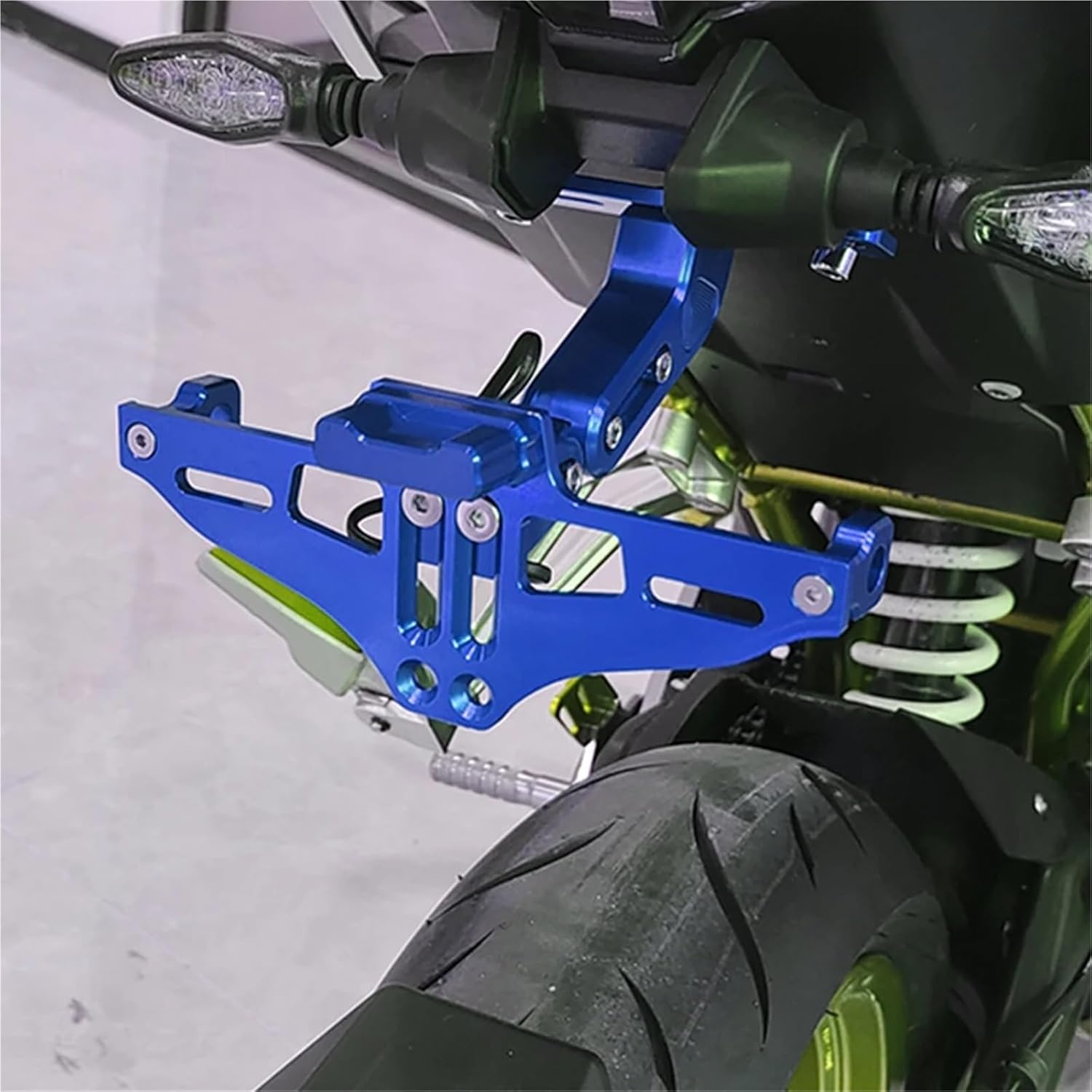 XINMINGYUE Motorcycle Tail Tidy Fender Eliminator Kit License Plate Holder Fit for KAWASAKI ZH2 Z H2 H2SX Ninja H2 R H2R SX SE 2021 2022 2023(Gray) image number 4