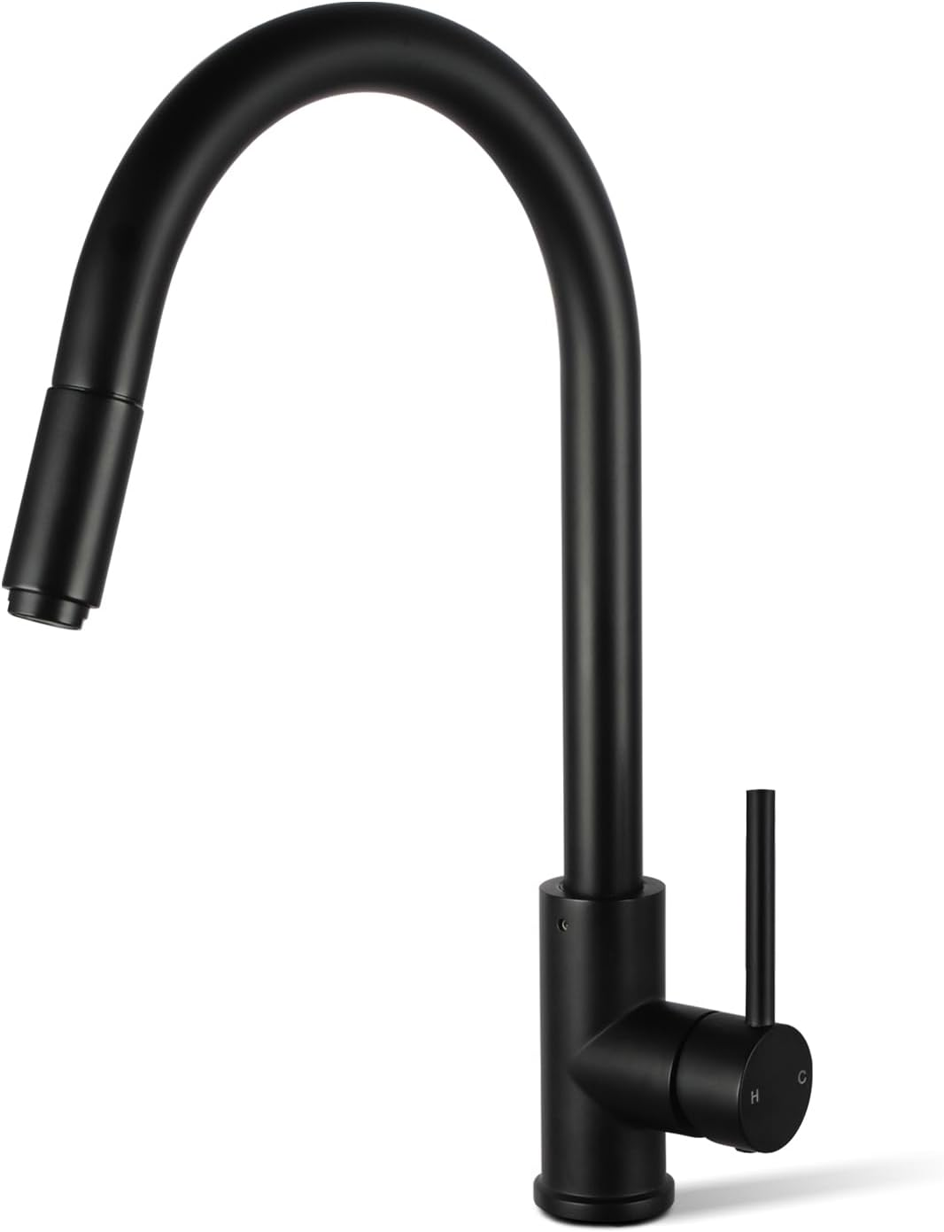 ACA International DR Brass Lead Free Kitchen Tap, WELS Kitchen Mixer Tap Pull Out 360&deg; Swivel Spout Kitchen Tap Laundry Faucet Brushed Yellow Gold