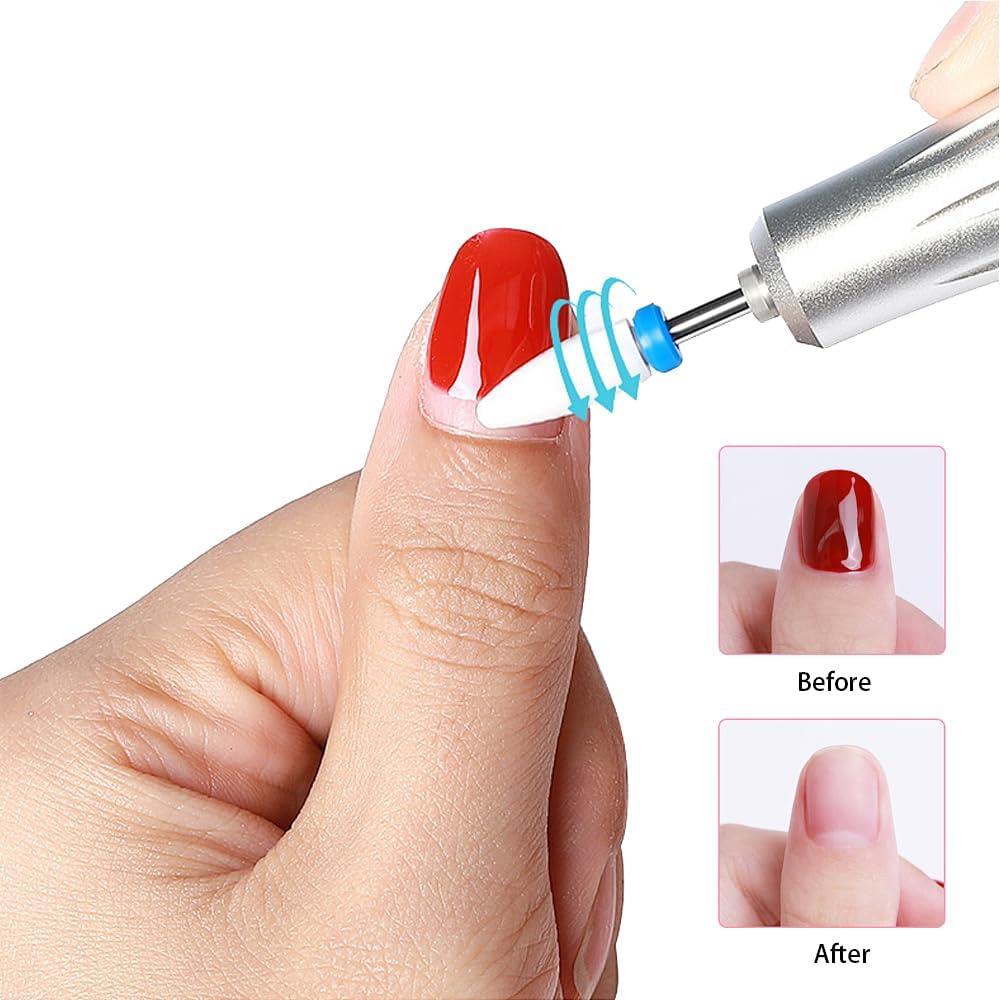 6Pcs 5-In-1 Professional Nail Drill Bits Set,3/32" Nail Tech Ceramic Bits for Fast Cuticle Removal, Gel Polishing &ndash; Perfect for Manicurists & Nail Salons image number 2